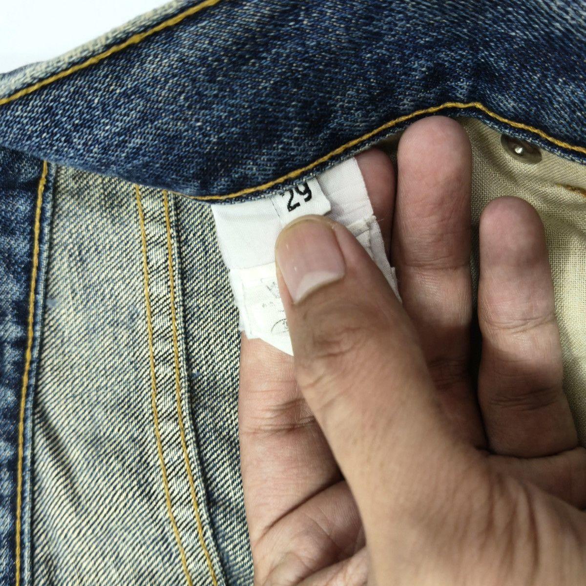 Helmut Lang Vintage Y2K Helmut Lang Paint Splatter Classic Cut Jeans Size US 29 - 9 Thumbnail