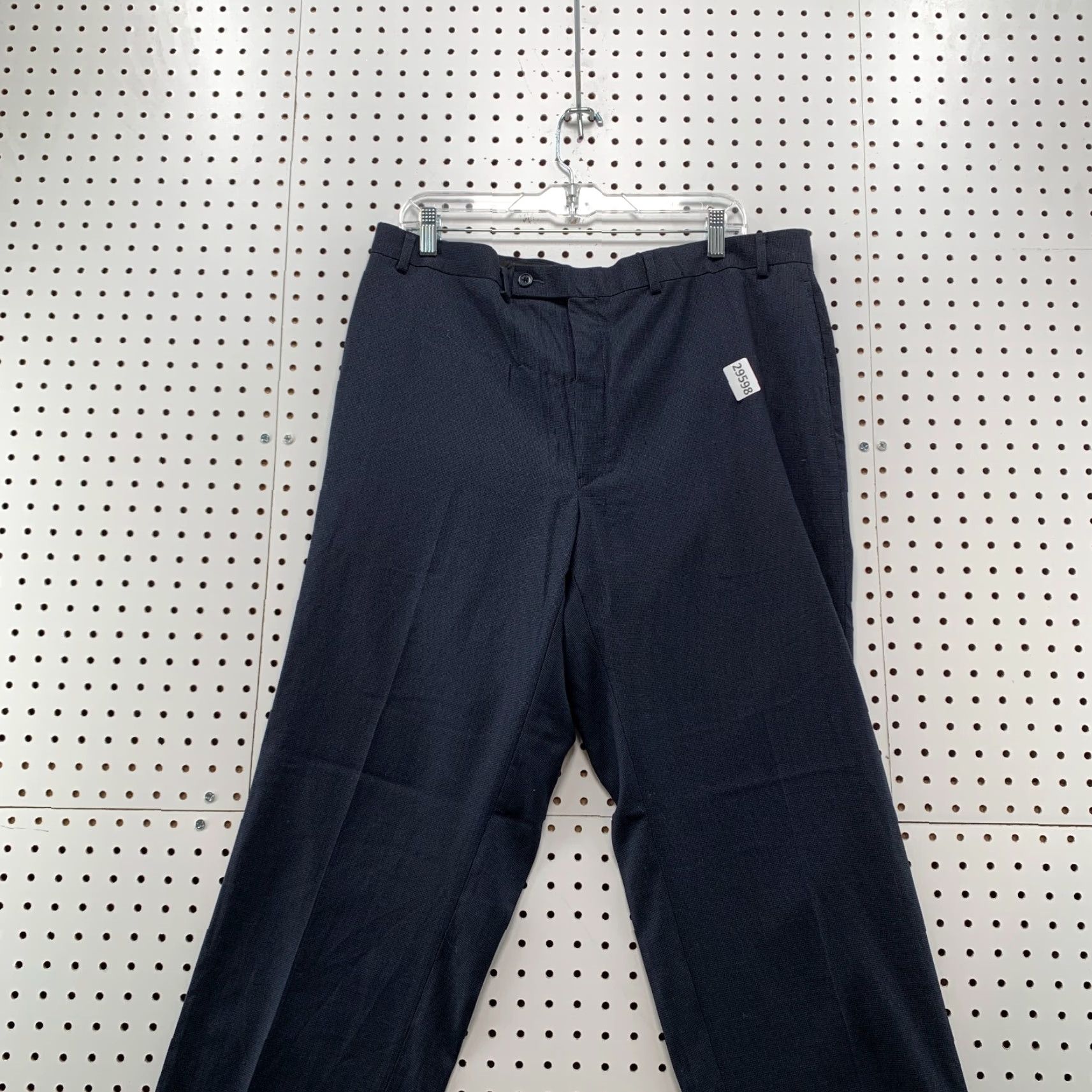 Ralph Lauren Lauren Ralph Lauren Dress Pants Mens Size 37x31.5 Navy Blue Polyester Blend Dress Pants Mens 37x31.5 Blue Size US 37 - 2 Thumbnail