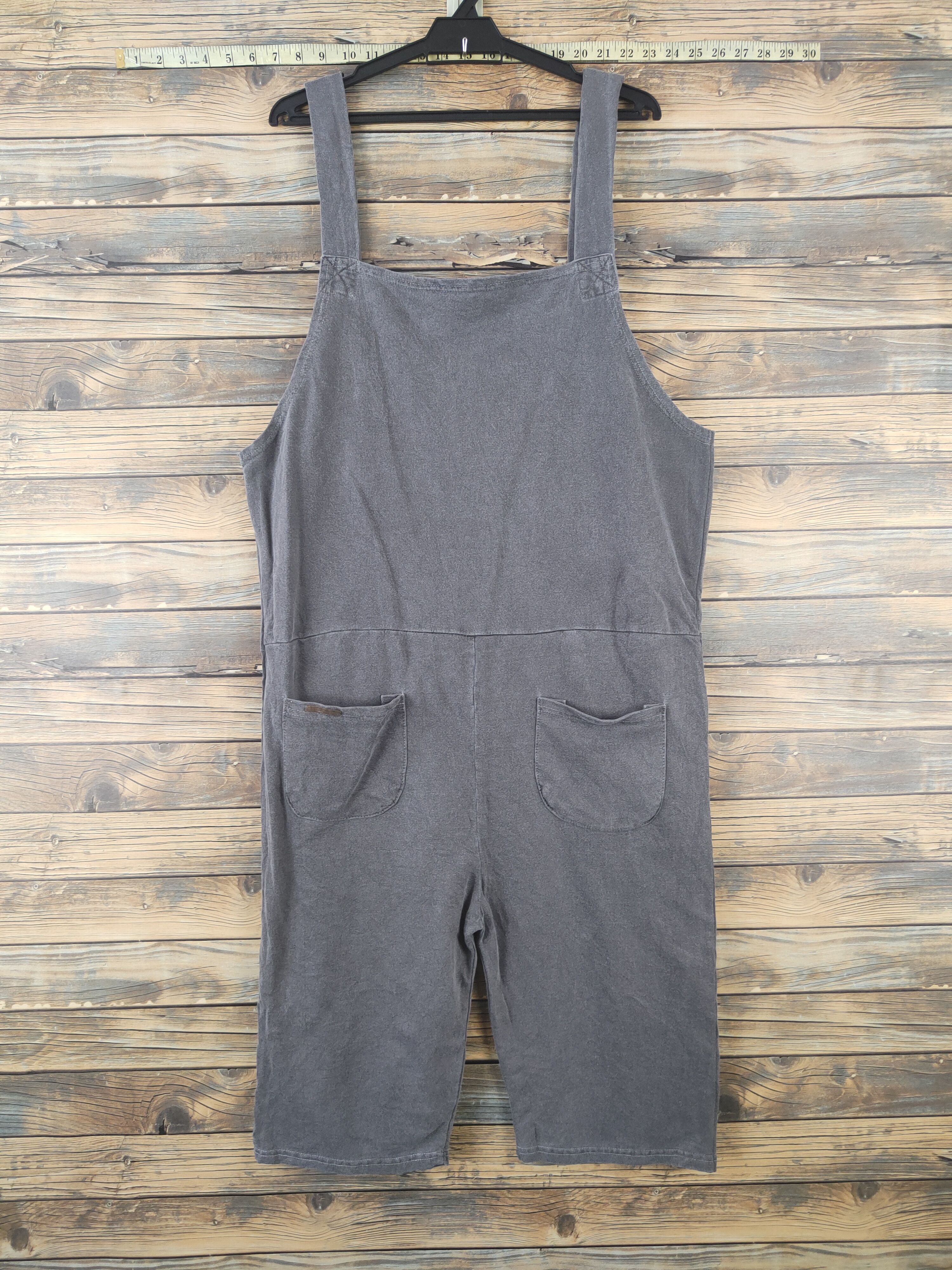 Japanese Brand × Vintage Retro Vintage by Japanese Brand Gray Coverall Jumpsuits Size 41" - 7 Thumbnail