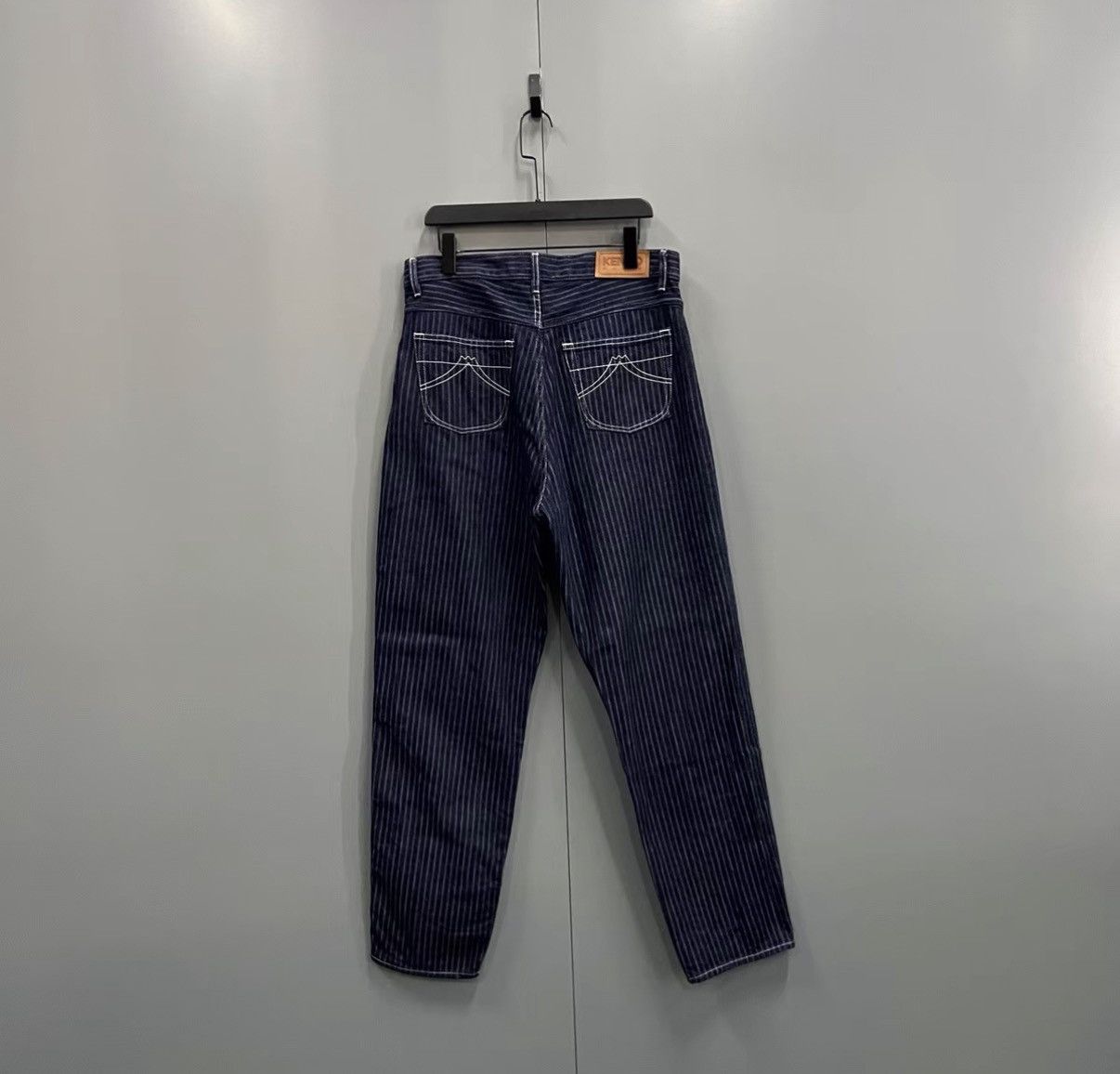 Kenzo KENZO Striped Straight-leg Pants J41 Size US 33 - 2 Thumbnail