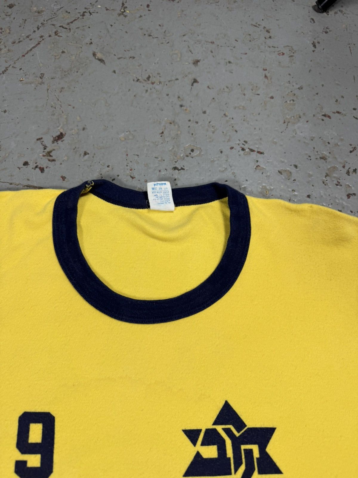 Other Insane Israel Soccer Futbol Jersey Ringer Tee Single Stitch Size US M / EU 48-50 / 2 - 3 Thumbnail