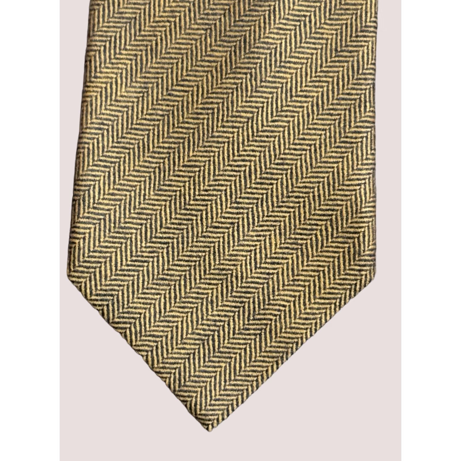 Ermenegildo Zegna Ermenegildo Zegna Mens Silk Necktie Tie MINT Pure Wool Ascot Multicolor 295 Brand Mens Tie Size ONE SIZE - 1 Thumbnail
