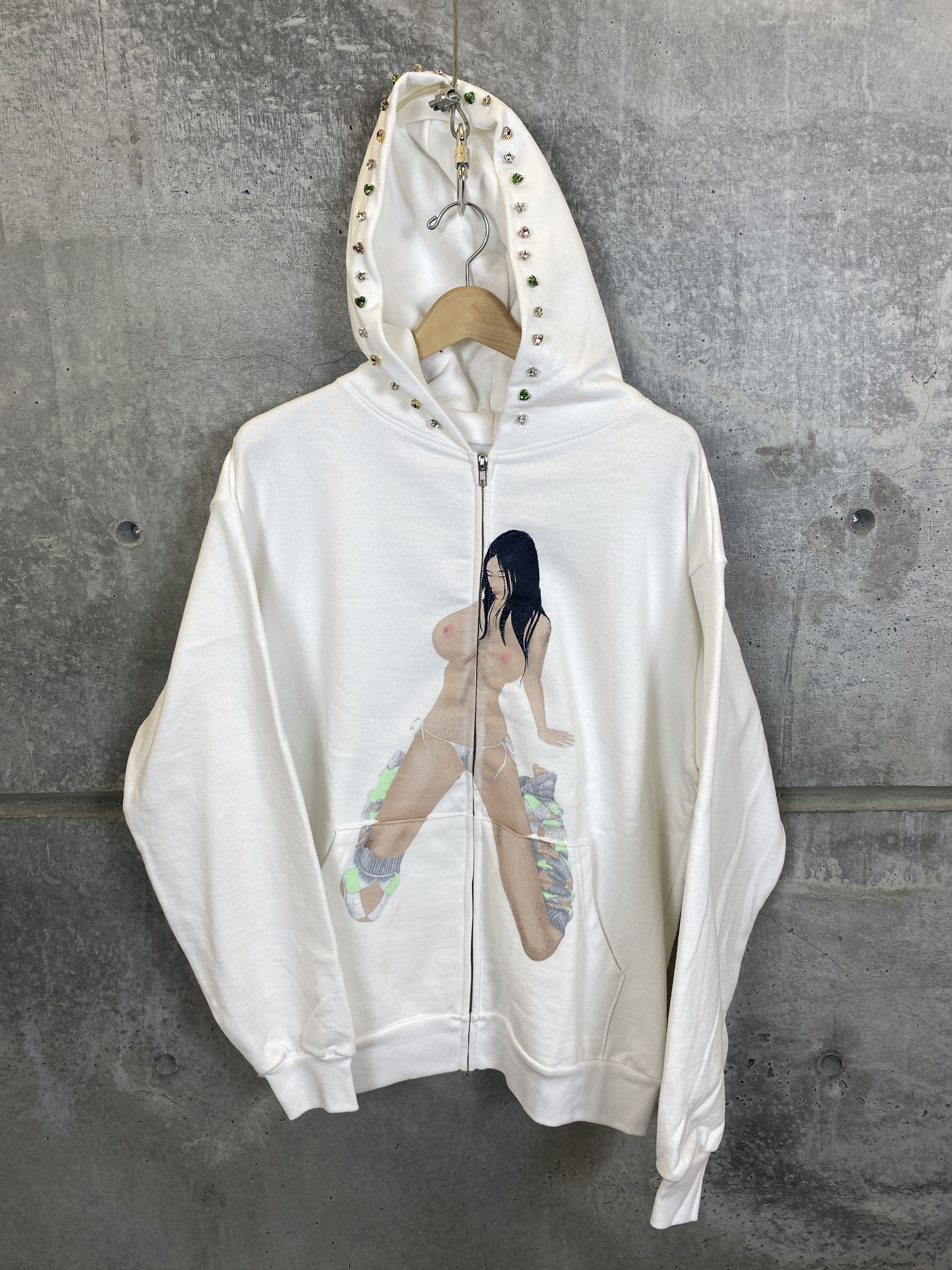 KATE AHN X TERMINAL 27 HENTAI EMBELLISHED HOODIE