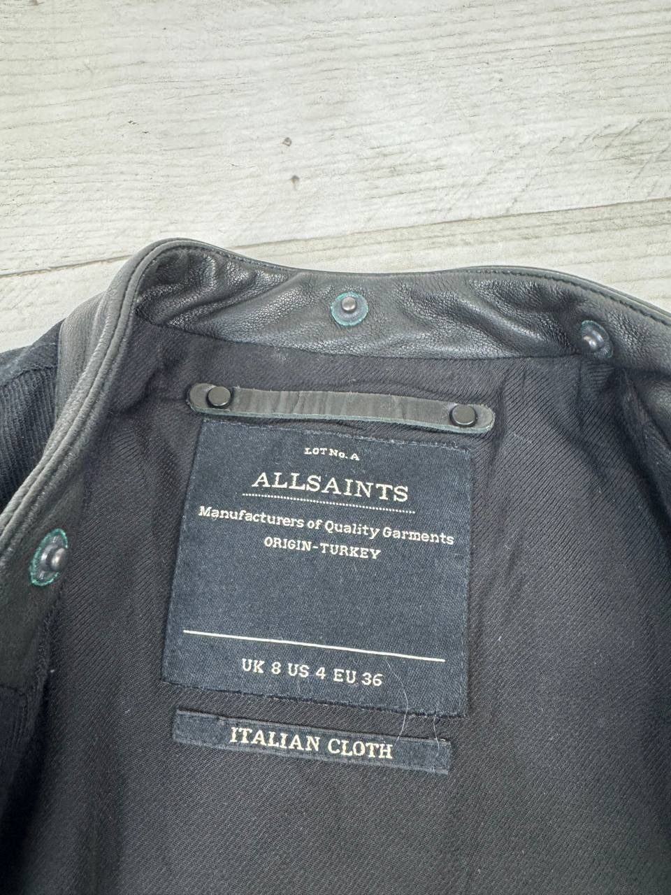 Allsaints Allsaints Women Jacket Wool Biker Size S / US 4 / IT 40 - 9 Thumbnail
