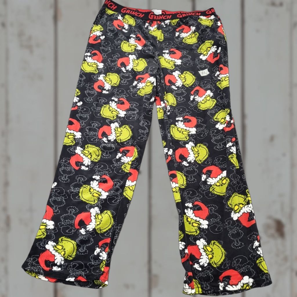 Vintage VINTAGE? No — not vintage. The Grinch Dr. Seuss PJ Pants Mens XL Christmas Sleep Lounge Pajamas Bottom Size US 36 / EU 52 - 1 Thumbnail