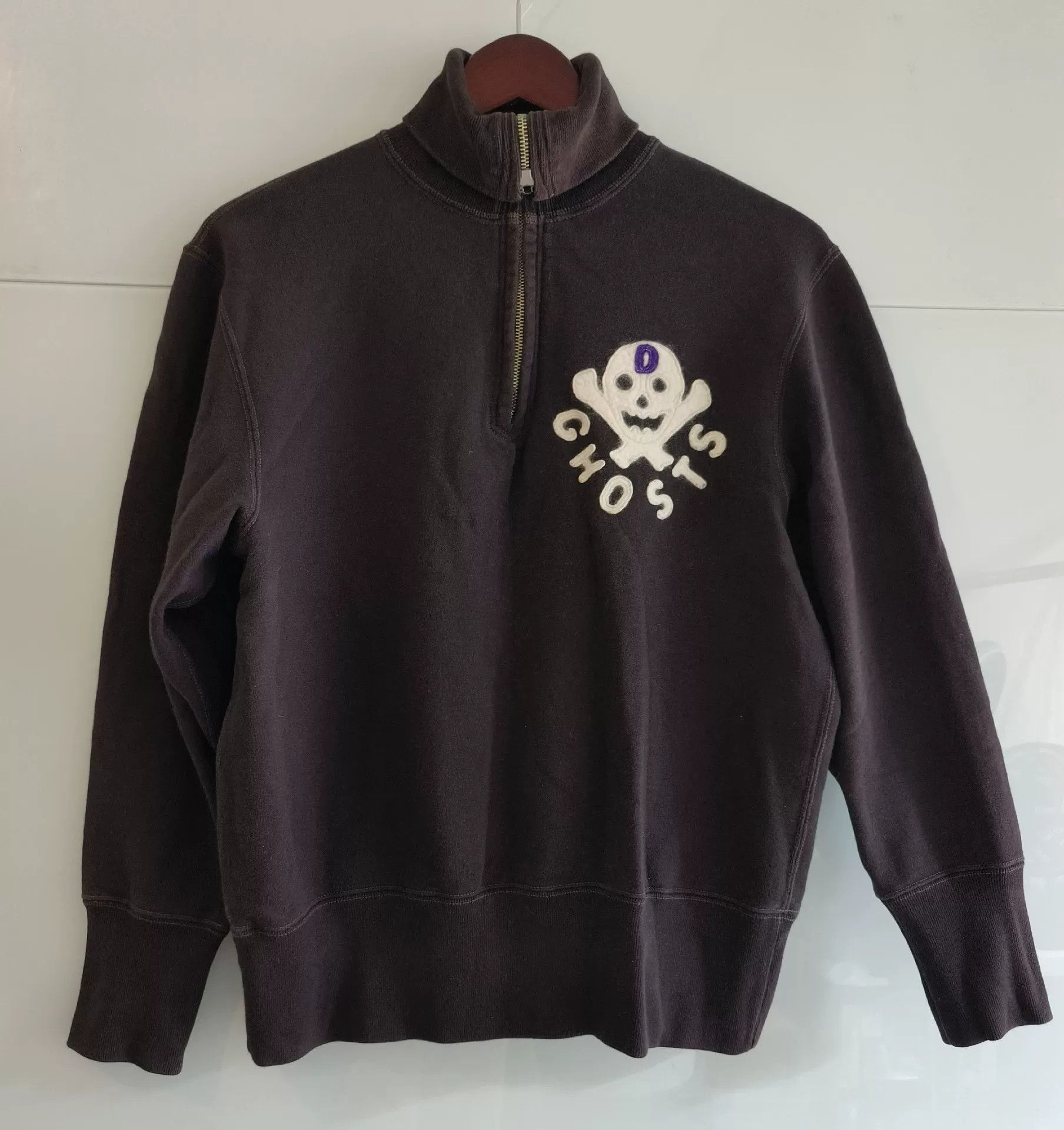 Freewheelers FREEWHEELERS Ghosts Logo Zip Hoodie Size US XXS / EU 40 - 1 Thumbnail