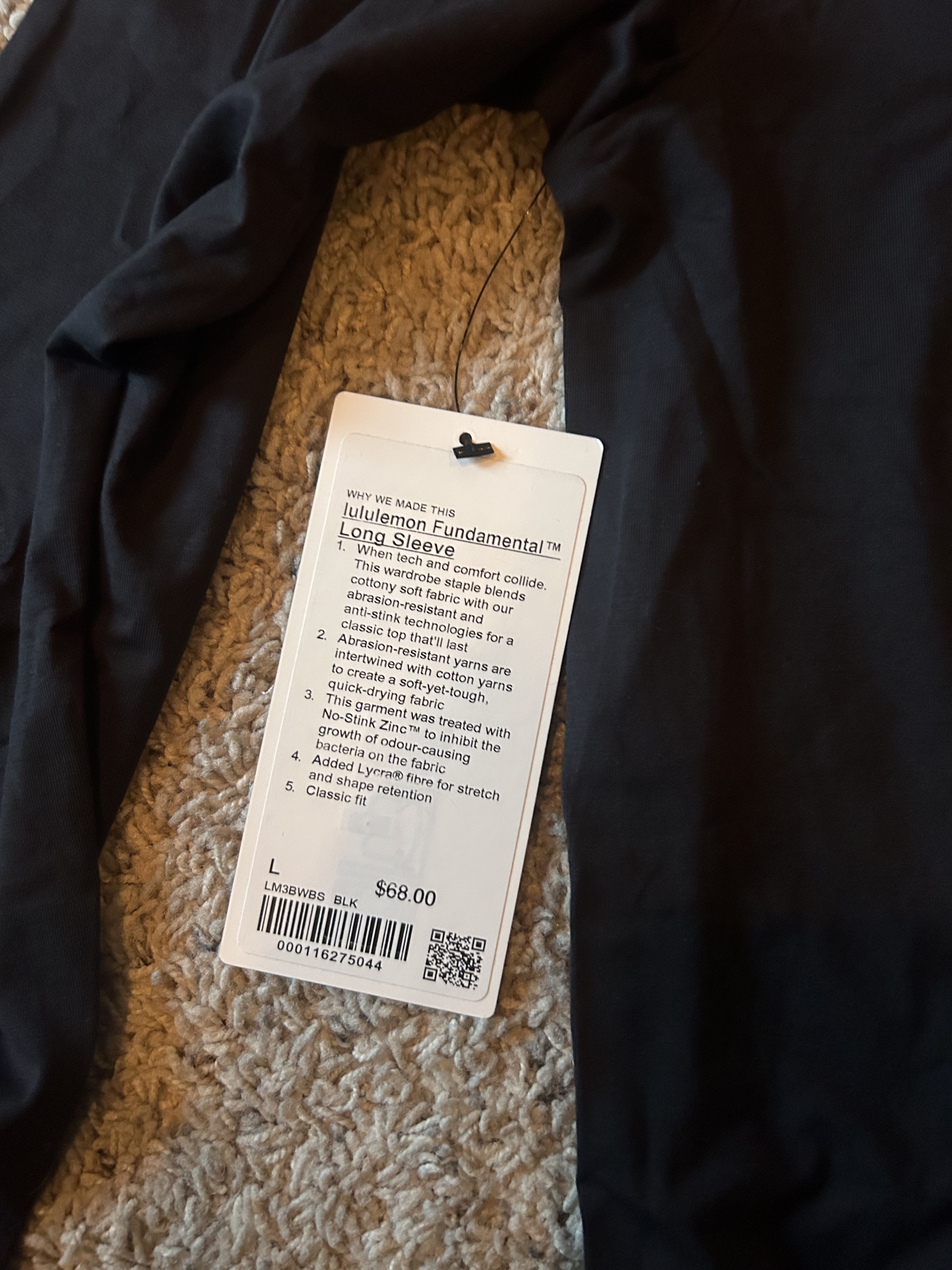 Lululemon Lululemon Fundamental Long Sleeve Size US L / EU 52-54 / 3 - 8 Thumbnail