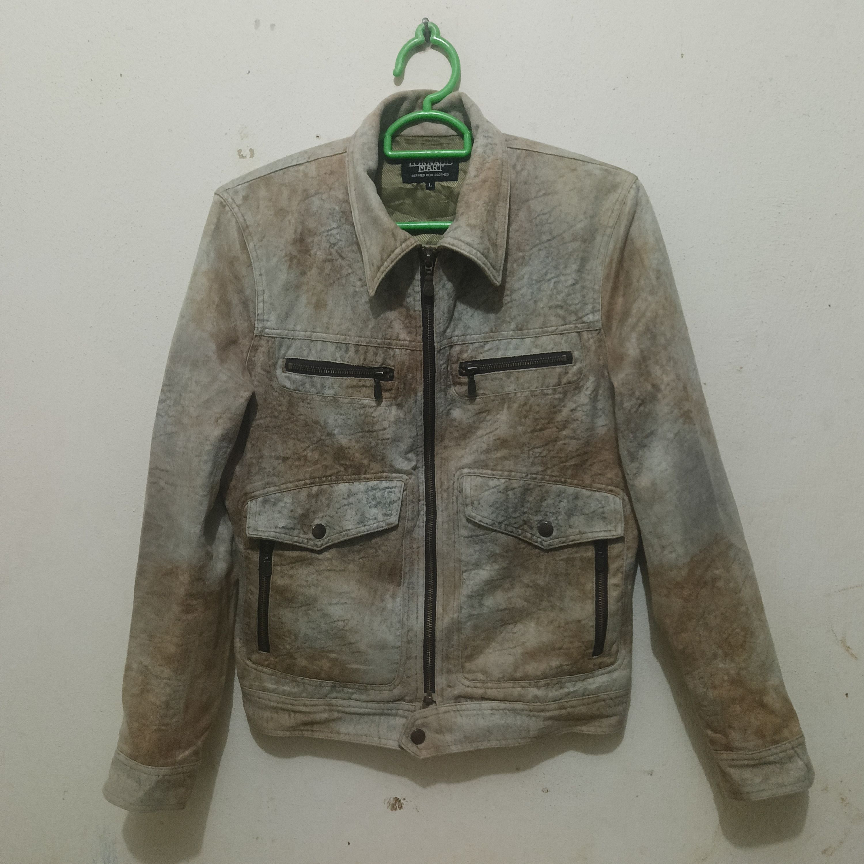 Japanese Brand × Tornado Mart Distressed flared Japanese tornado mart jacket zipper Size US S / EU 44-46 / 1 - 1 Thumbnail