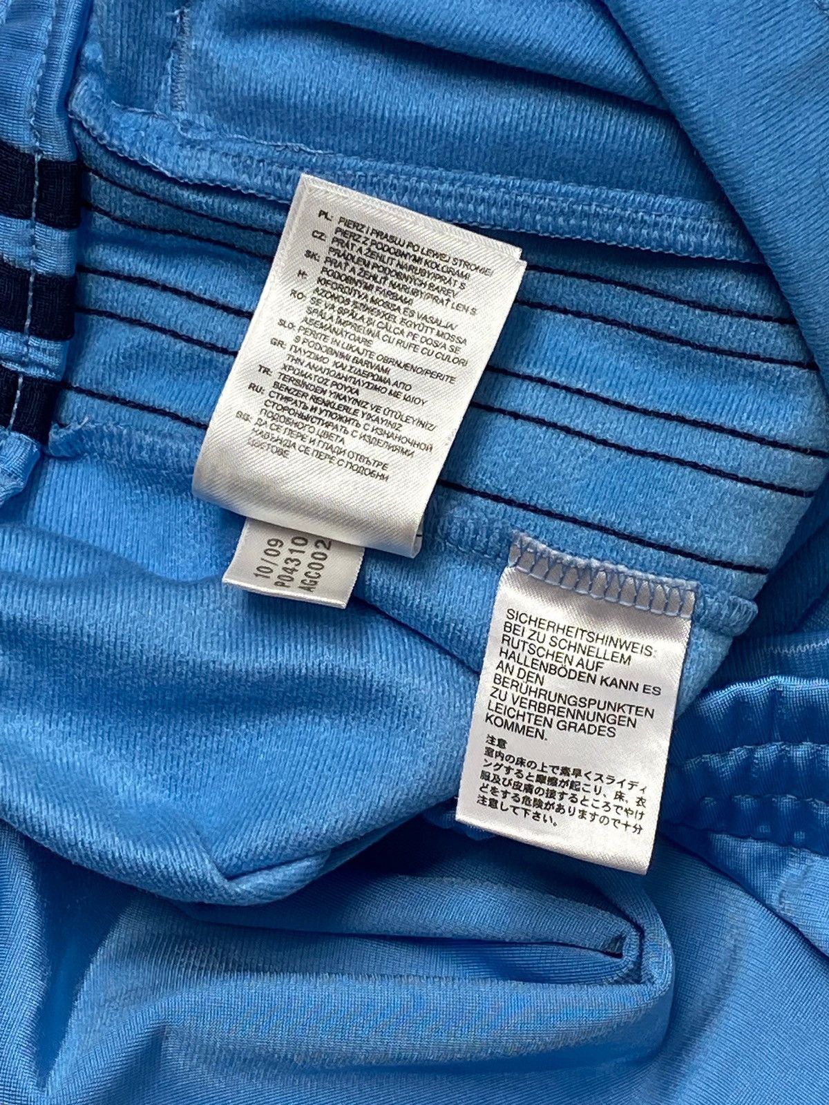 Adidas Vintage ADIDAS Originals Blue Track Pants Y2K Wide Baggy Size US 34 / EU 50 - 7 Thumbnail