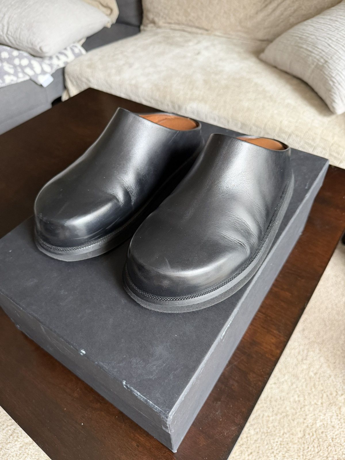 Marsell Black Accom Loafers Size US 8 / EU 41 - 2 Thumbnail