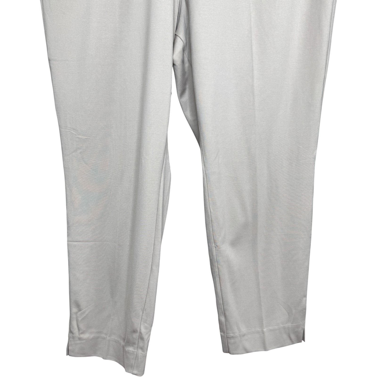 Other Susan Graver Every Day Supreme Knit Slim Leg Pants Stone 3X Size 39" - 3 Thumbnail