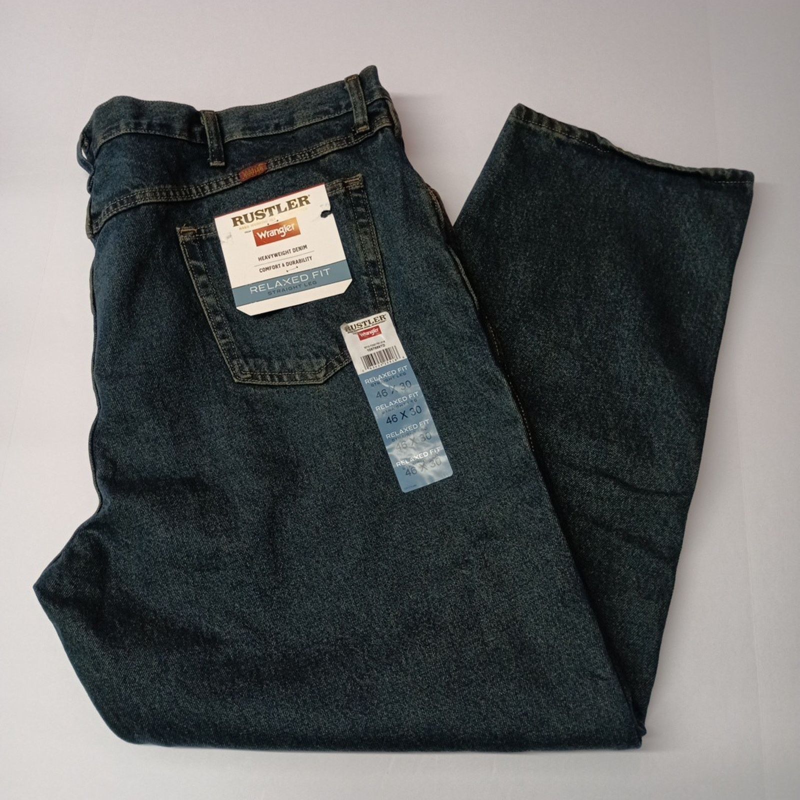 Wrangler Wrangler Rustler Relaxed Fit Jeans Men's Size 46x30 Blue Size US 44 / EU 60 - 1 Thumbnail