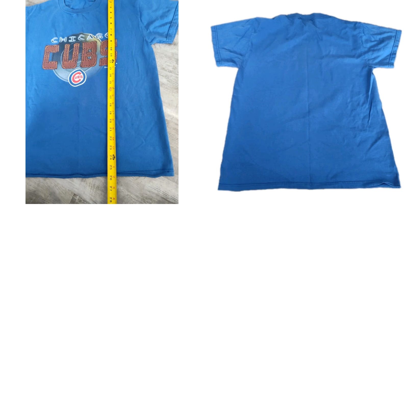 Vintage VINTAGE Dynasty Chicago Cubs Baseball Stitch Tee Shirt Men M Blue - MLB Y2K Graphic Tee King of Cubs Fan Shirt Size US M / EU 48-50 / 2 - 8 Thumbnail