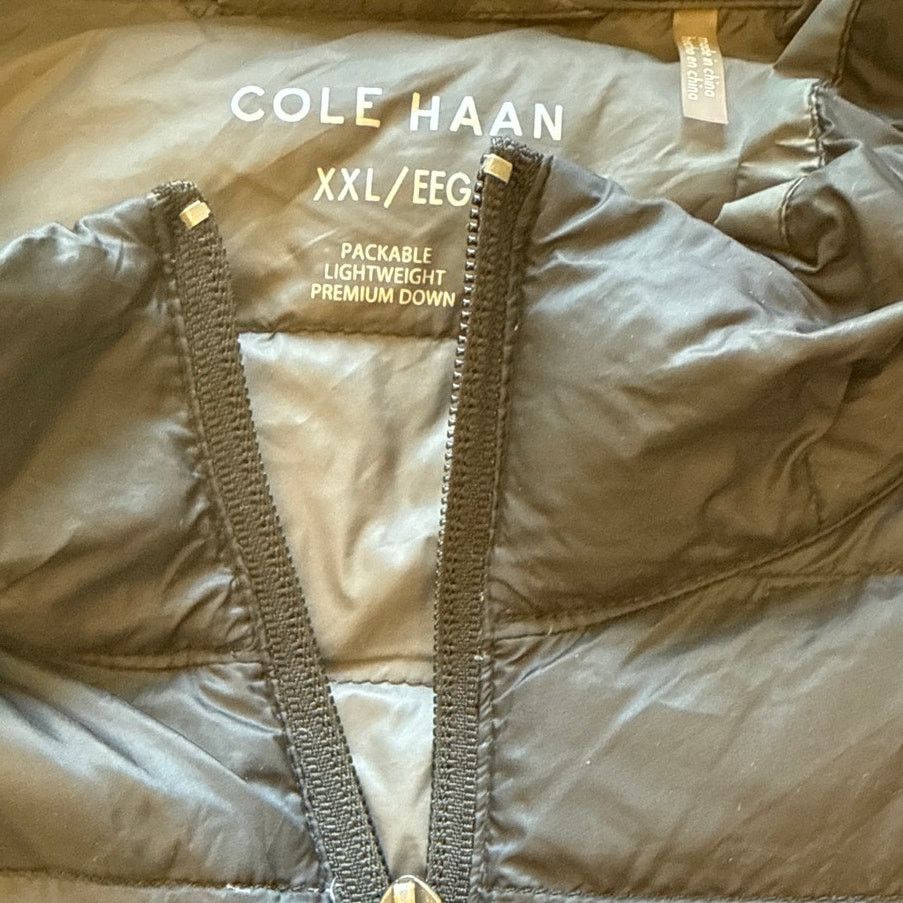 Cole Haan Cole Haan Packable Down Jacket XXL Black Lightweight Travel Size US XXL / EU 58 / 5 - 7 Thumbnail