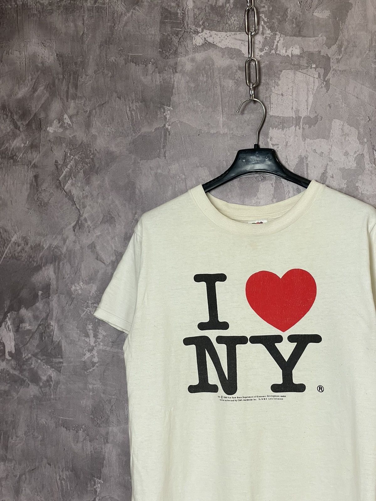 Vintage Rare! 1996 Vintage New York T Shirt I Love NY 90’s USA Hype Size US S / EU 44-46 / 1 - 3 Thumbnail