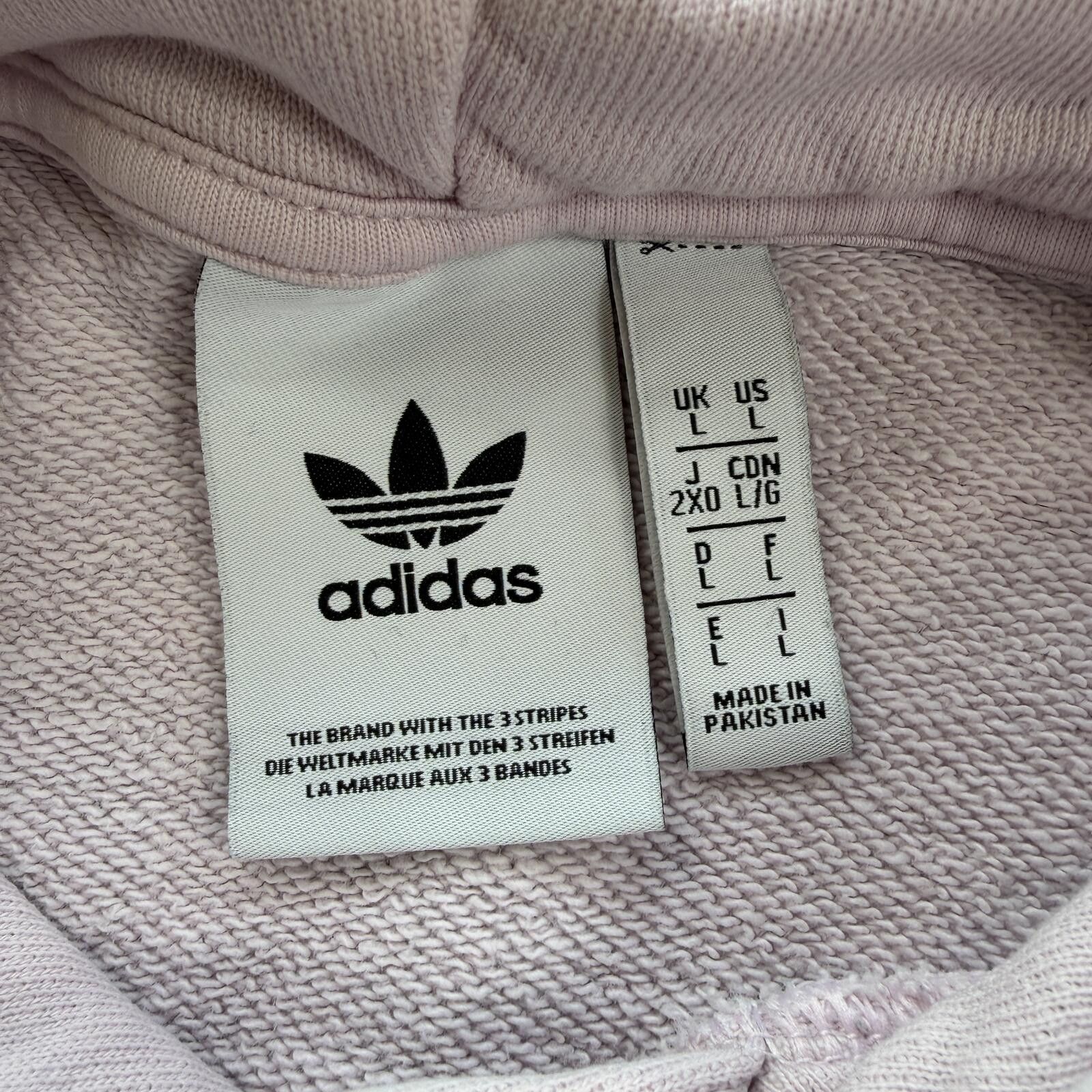 Adidas Adidas Originals Pink Trefoil Hoodie L Sweatshirt Womens Size L / US 10 / IT 46 - 4 Thumbnail