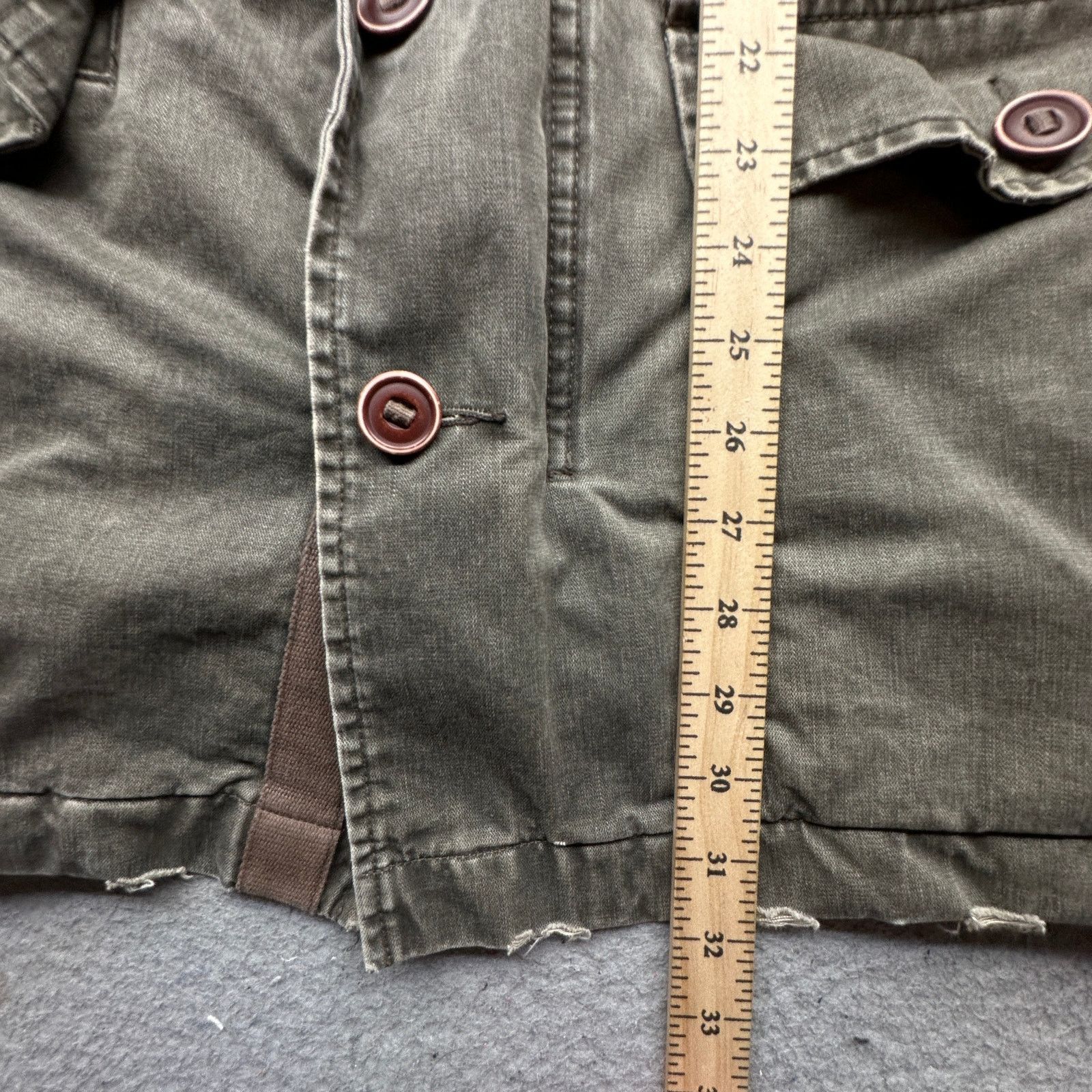Guess Guess Jeans Military Distressed Jacket Mens Large Green M65 Size US L / EU 52-54 / 3 - 5 Thumbnail