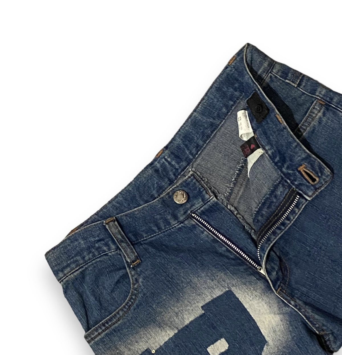 Hysteric Glamour × If Six Was Nine × Le Grande Bleu (L.G.B.) Flare Priurus Brand Japan Jean Art of Design Star Words Size US 26 / EU 42 - 10 Thumbnail