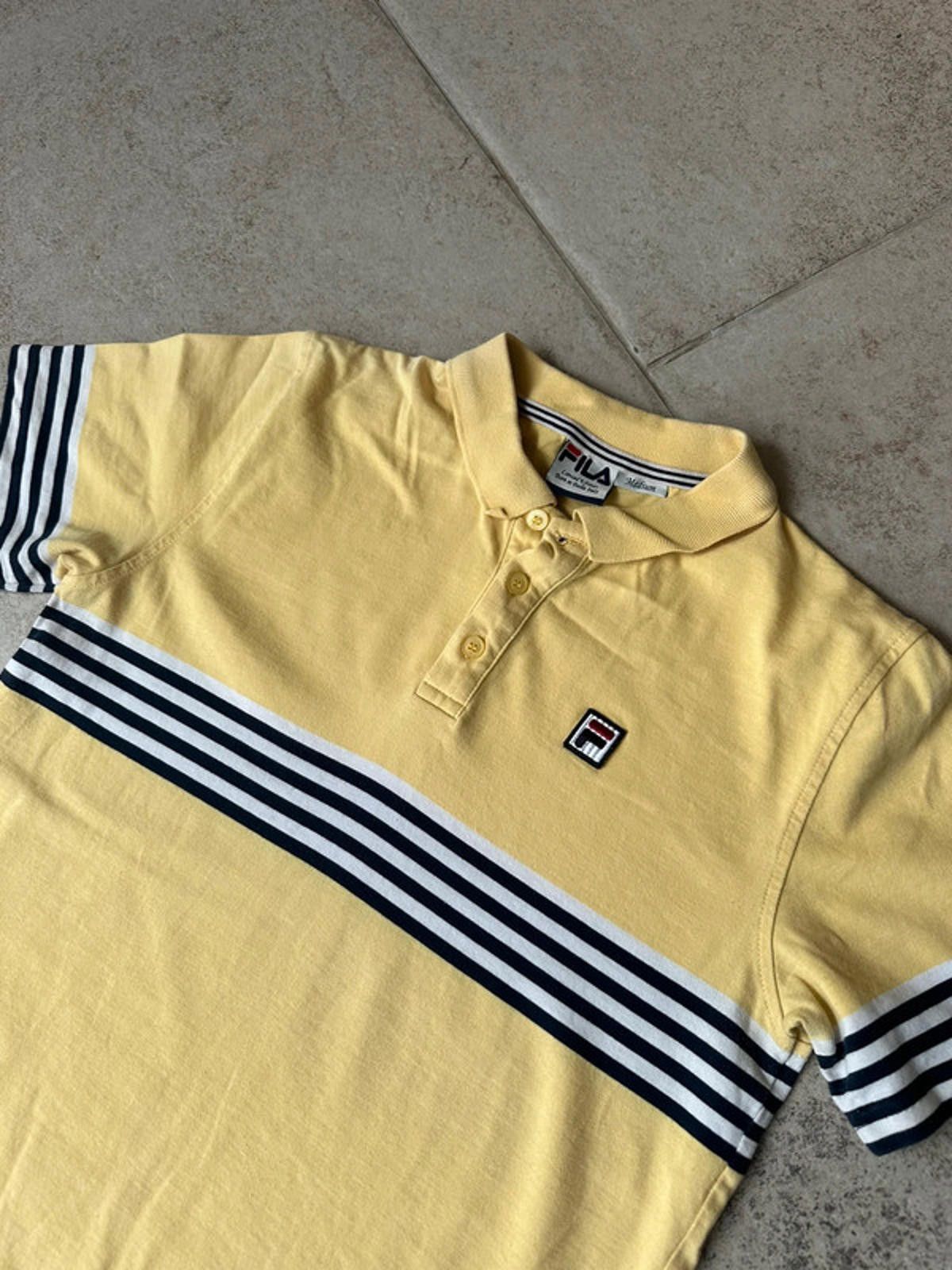 Fila Fila Yellow Polo Size US M / EU 48-50 / 2 - 2 Thumbnail