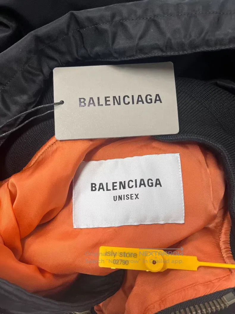 Balenciaga Balenciaga Solid Color Hooded Pilot Zipper Long Sleeve Jac Size US M / EU 48-50 / 2 - 4 Thumbnail