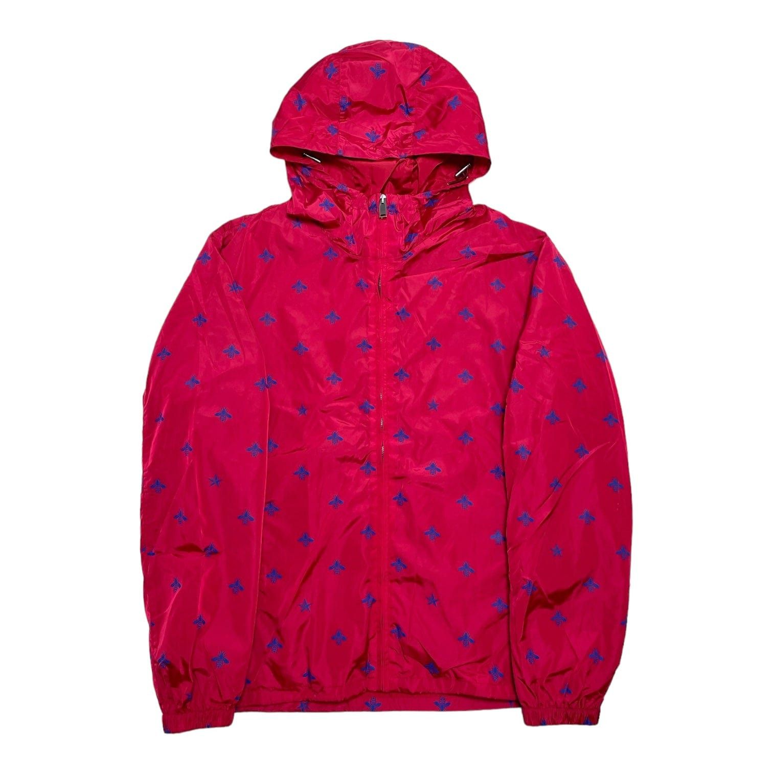 Gucci Bee and Star Print Windbreaker Jacket Red Size US M / EU 48-50 / 2 - 1 Thumbnail