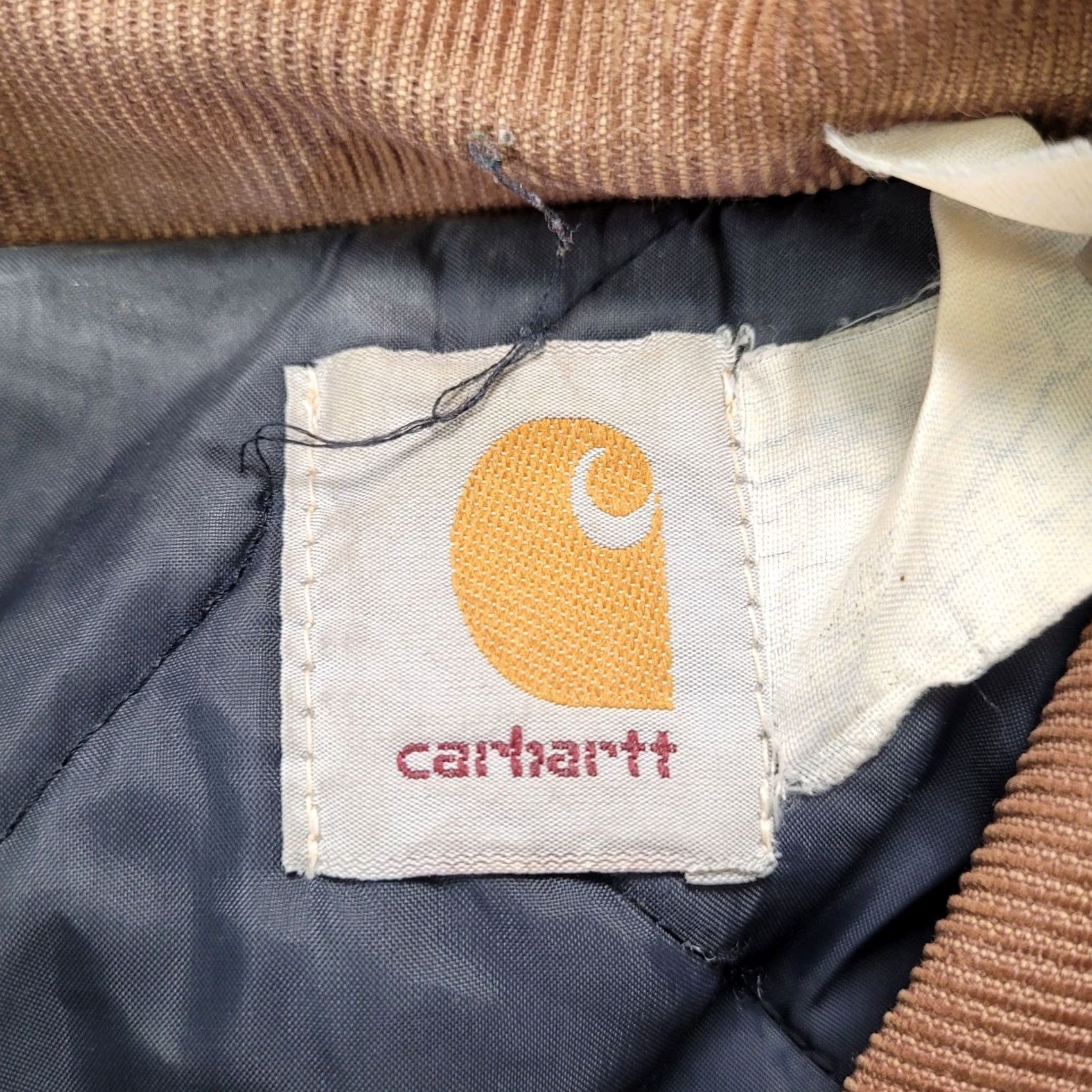 Carhartt VINTAGE Carhartt Mens XL Tan Brown Duck Canvas Arctic Traditional Coat Size US XL / EU 56 / 4 - 4 Thumbnail