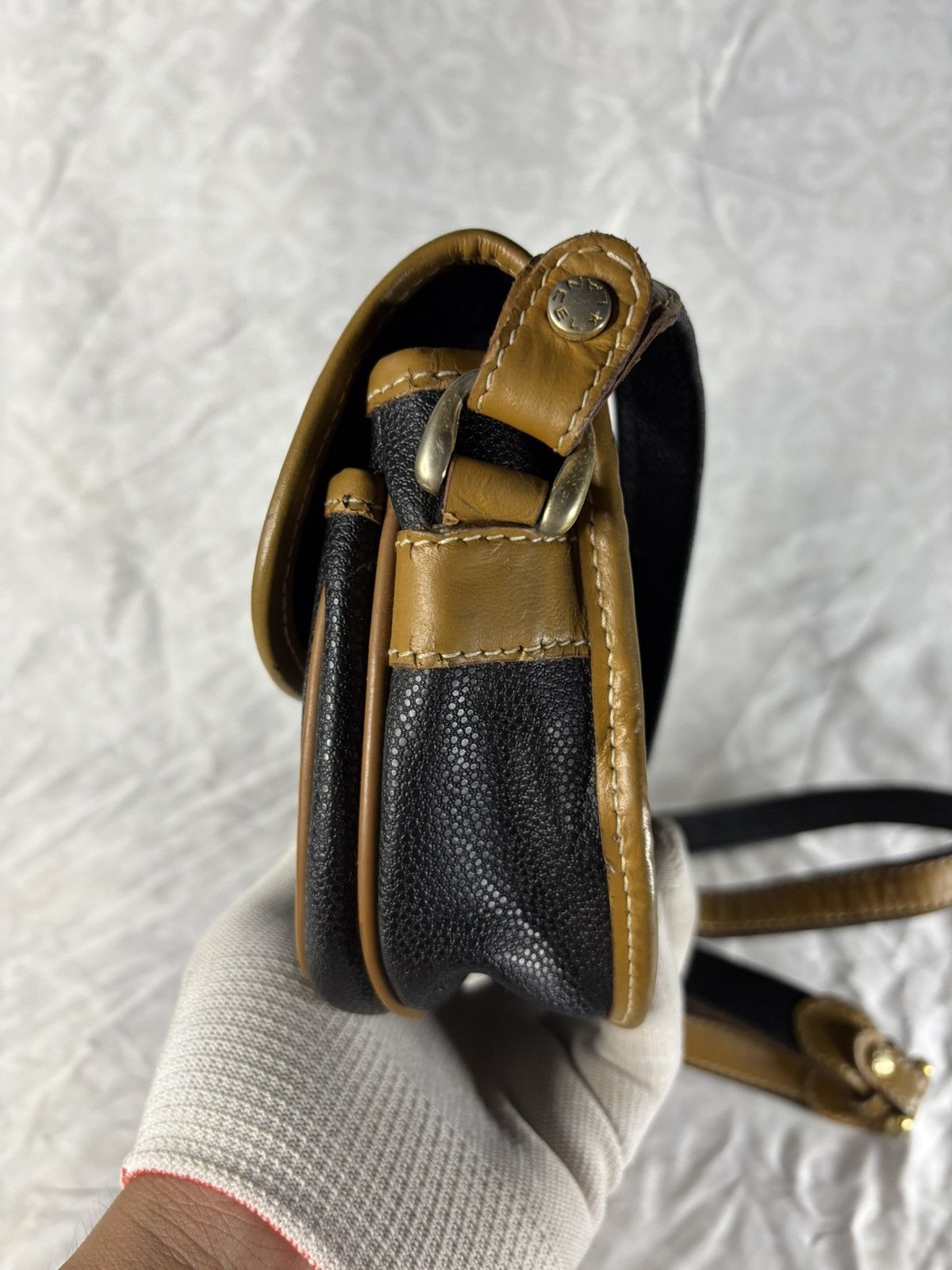 Lancel Defect Lancel Vintage Caviar Skin Cross Body Size ONE SIZE - 4 Thumbnail