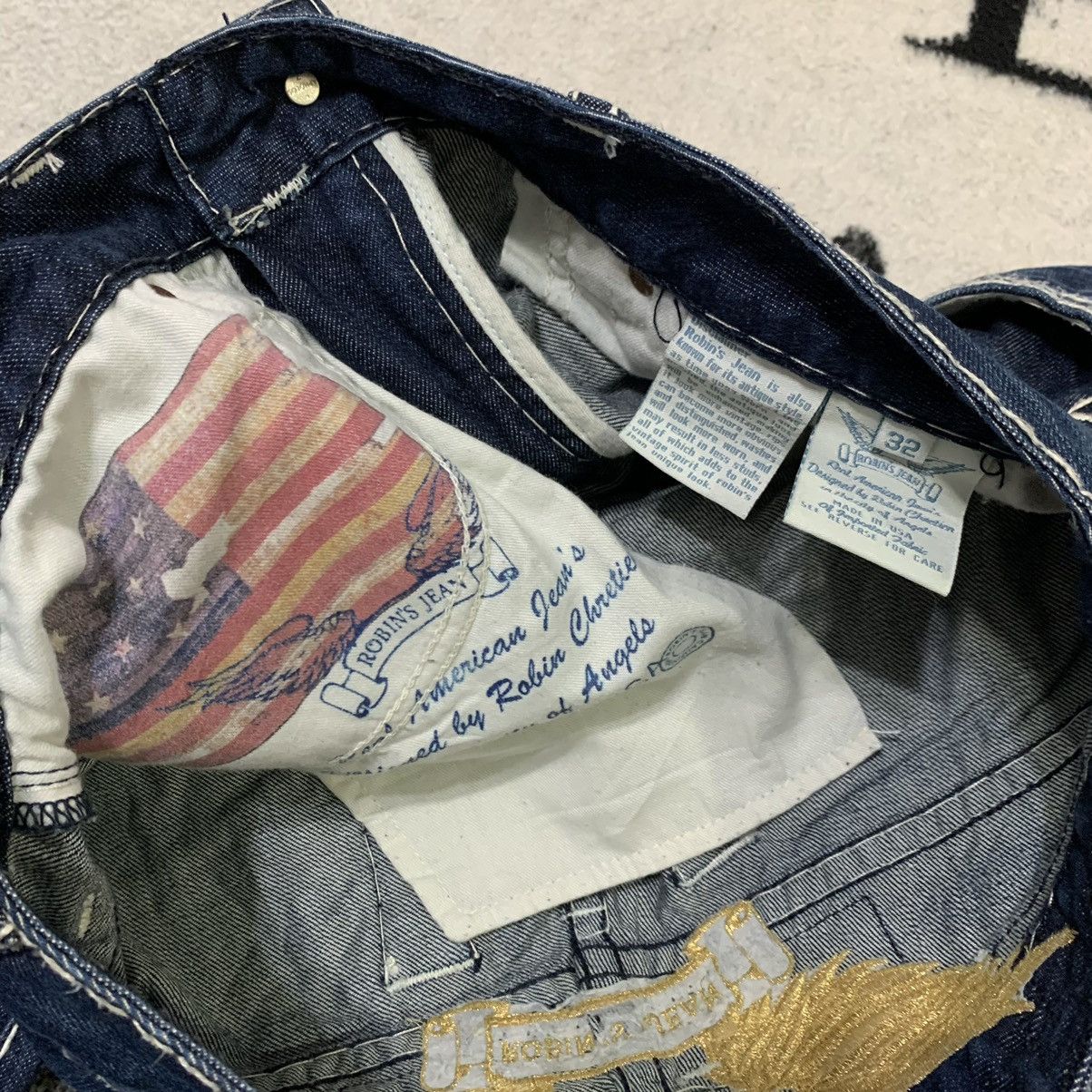 Robins Jeans Vintage Robin’s Art Embroidered Wings Back Bootcut Jeans Size US 32 / EU 48 - 14 Thumbnail