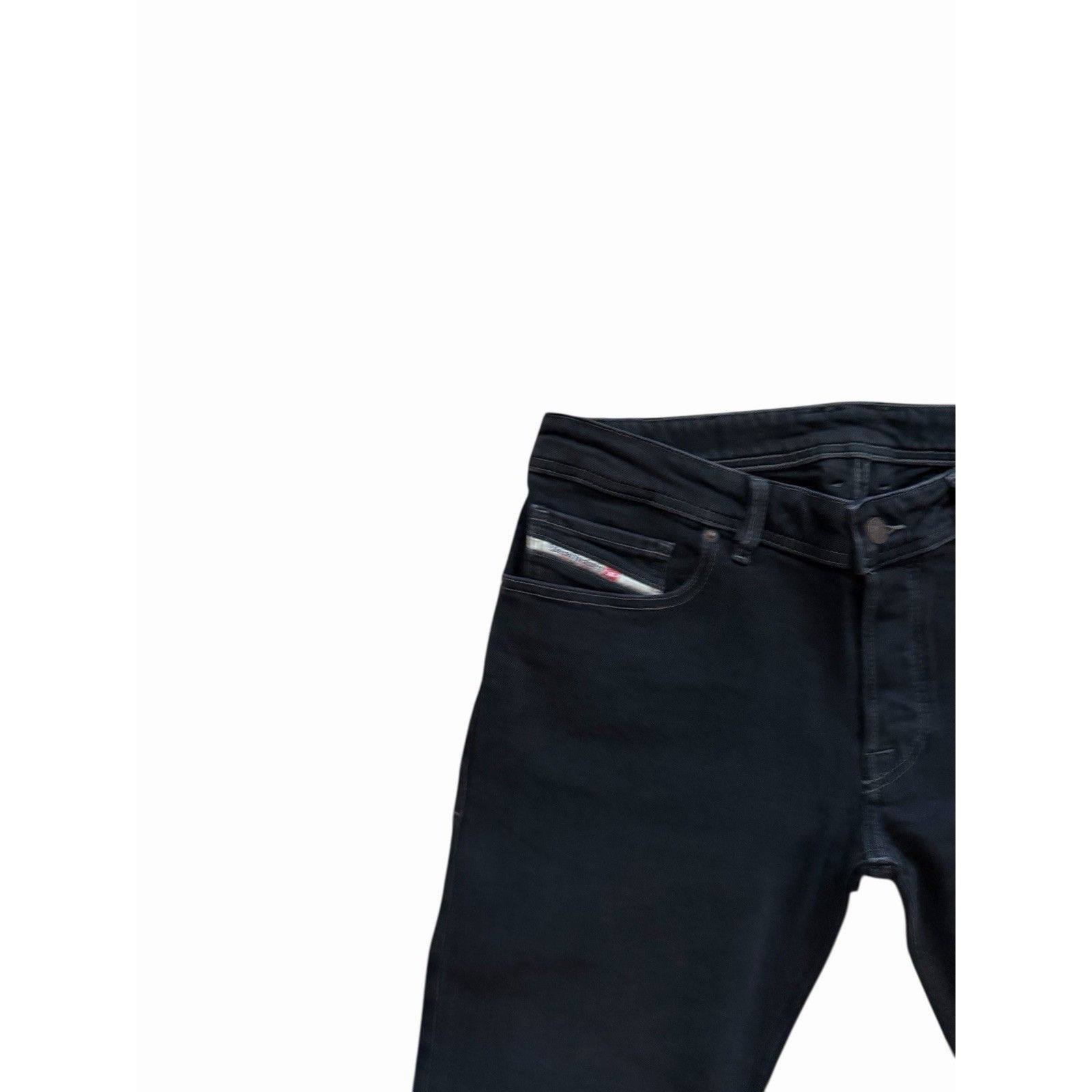 Diesel Mens Zatiny Slim Bootcut Jeans RE064 Black Size 34/32