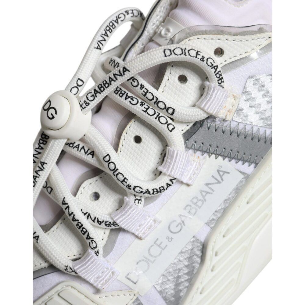 Dolce & Gabbana Dolce & Gabbana White Lace Up Low Top NS1 Sneakers Shoes Size US 6 / EU 39 - 6 Thumbnail