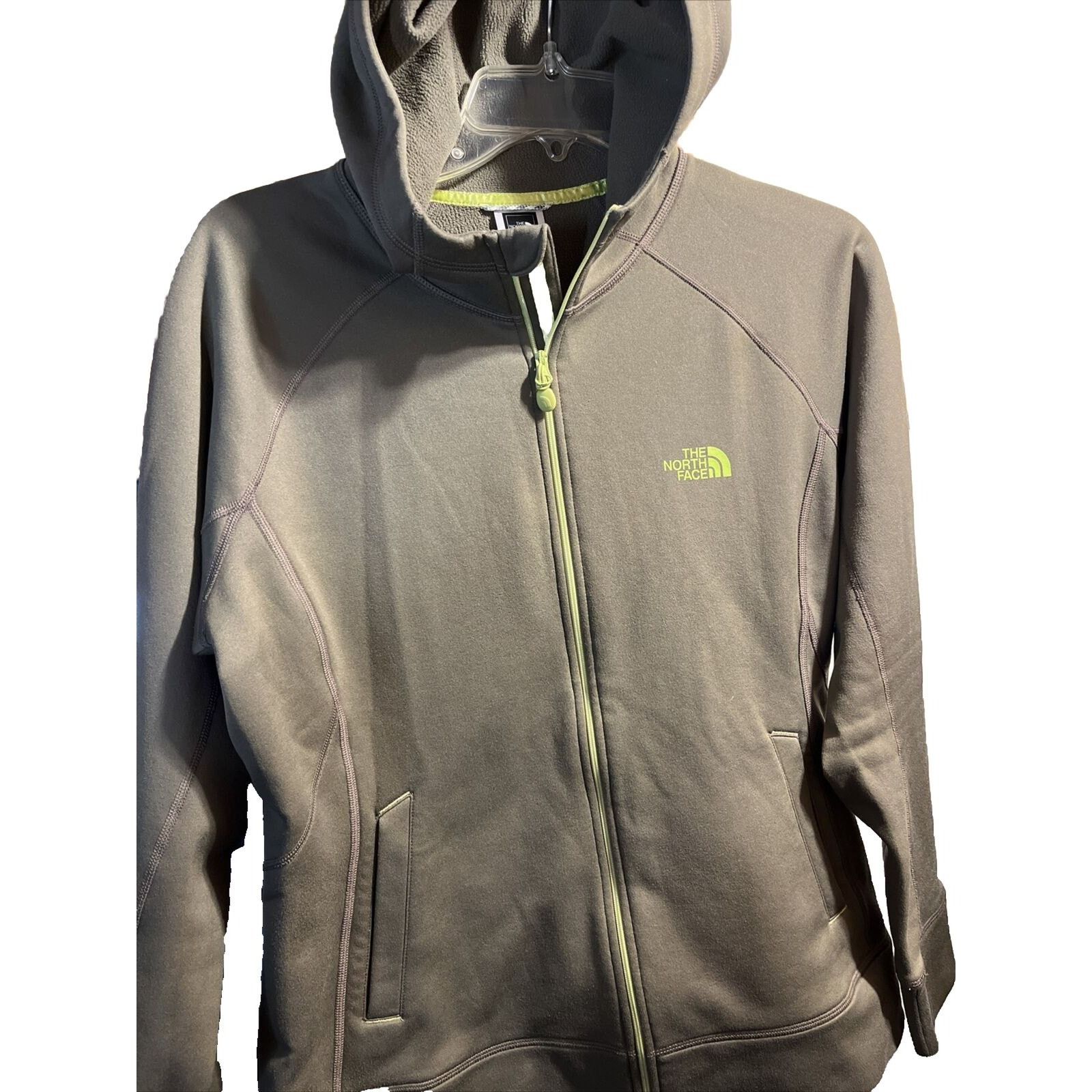 The North Face The North Face Women’s L Gray LS zip Polyester Fleece Jacket Size L / US 10 / IT 46 - 1 Thumbnail