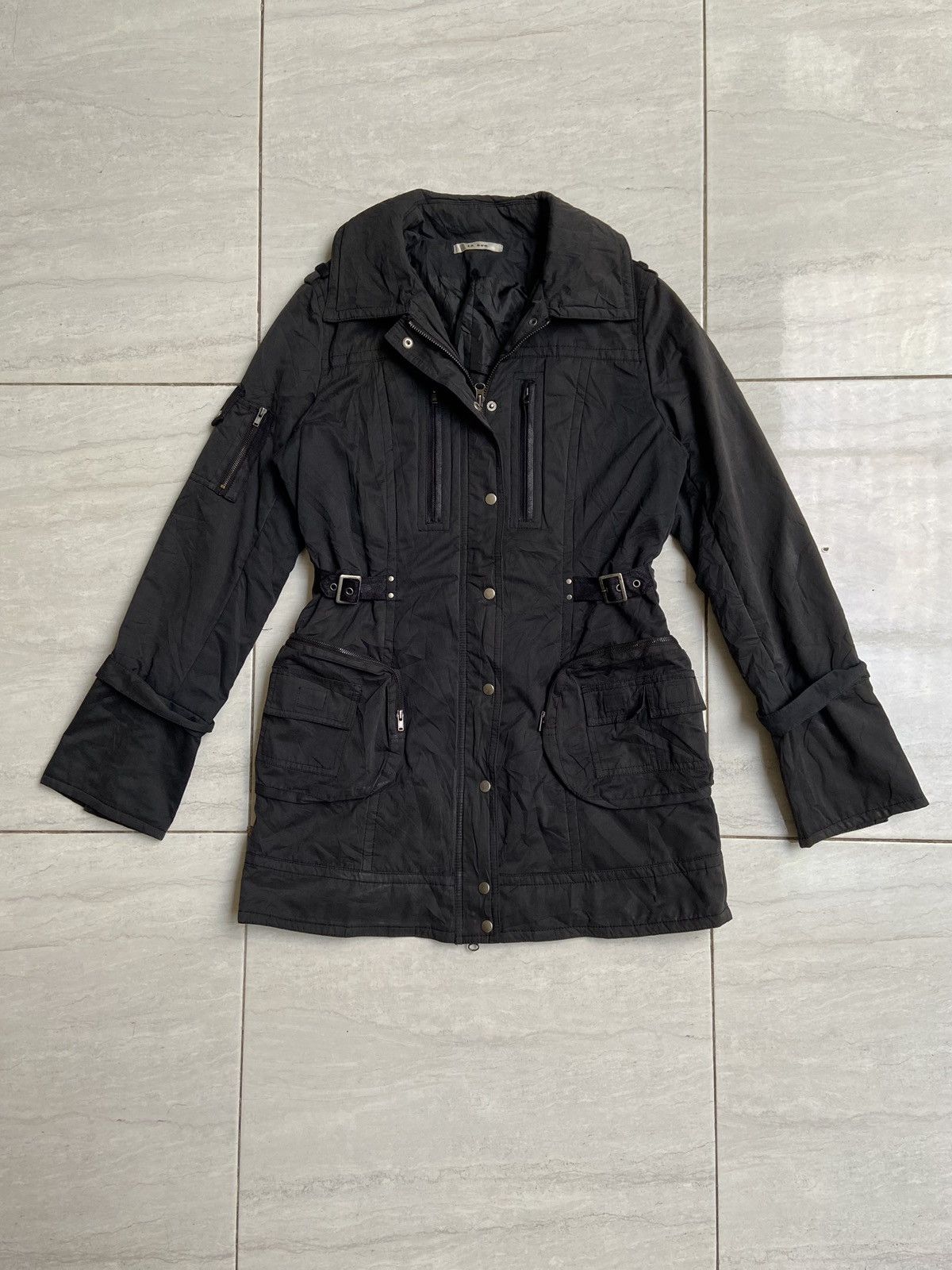 LA SUD Black Coat Jacket
