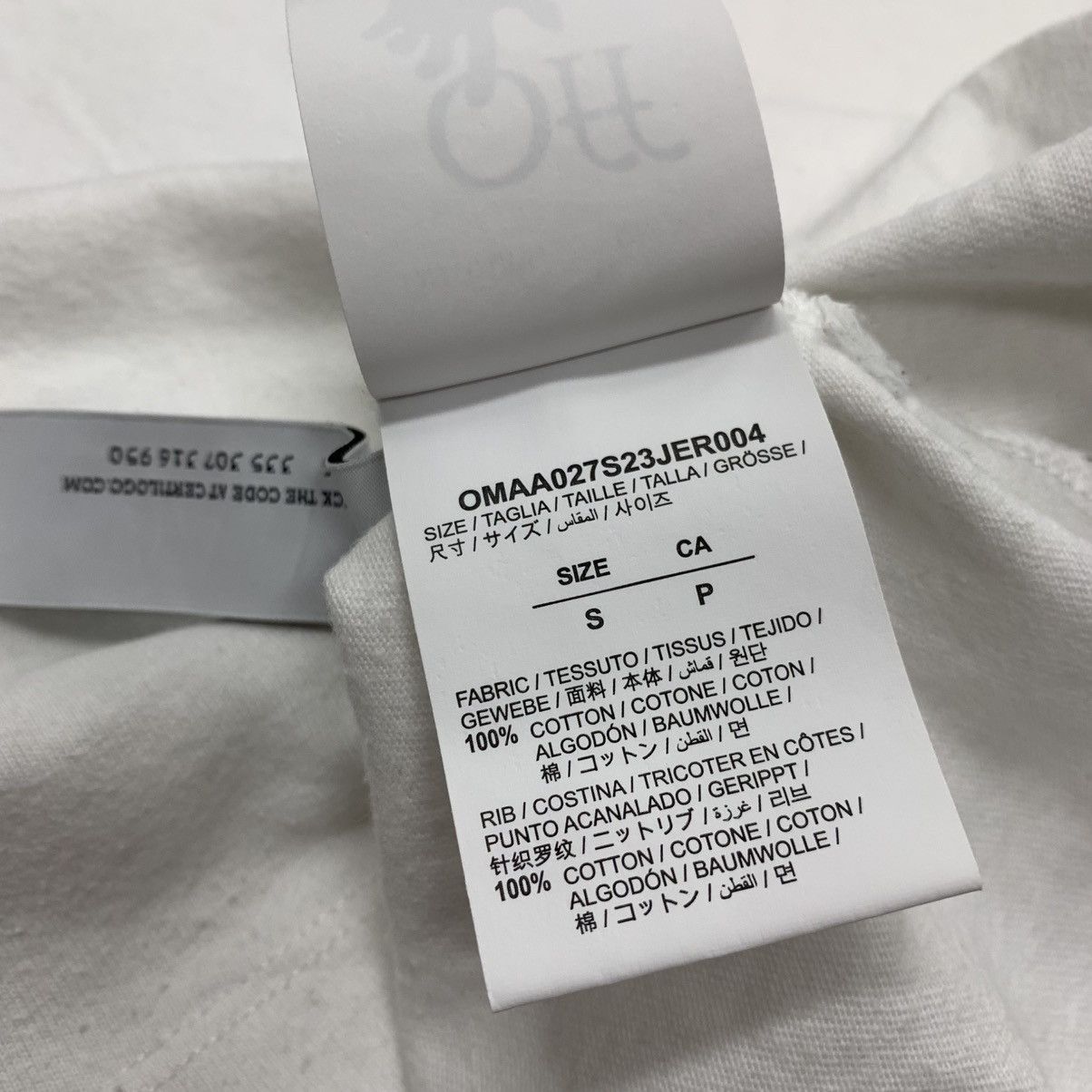 Off-White Off White Small Tee Paint Brush Arrows White T-Shirt Virgil Size US S / EU 44-46 / 1 - 9 Thumbnail
