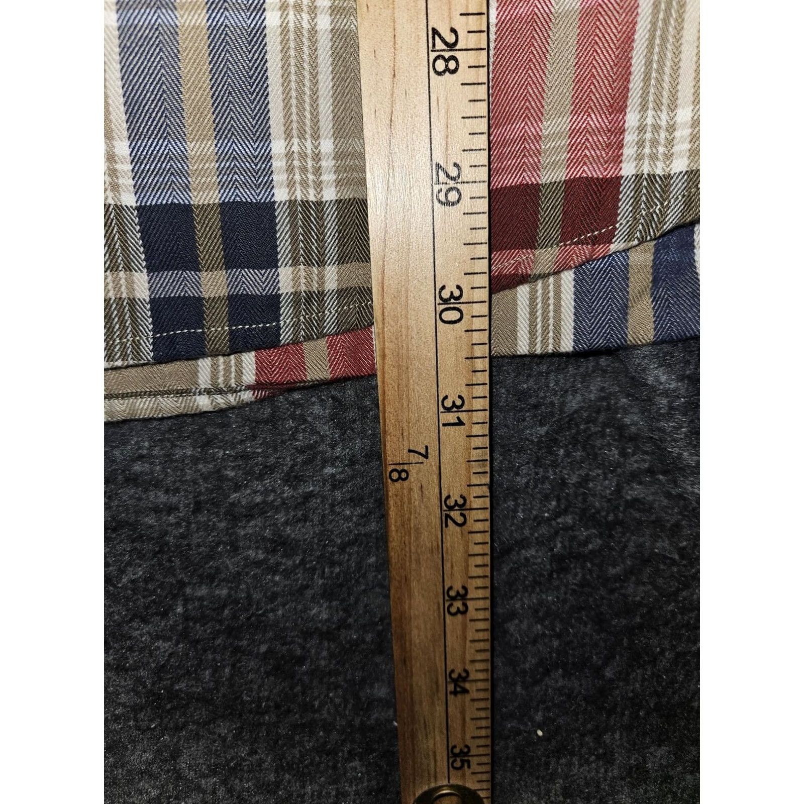 Tommy Hilfiger Tommy Hilfiger Shirt Mens XL Beige Plaid Button Down Long Sleeve Crest Casual Size US XL / EU 56 / 4 - 4 Thumbnail