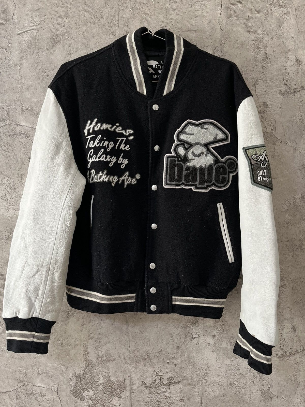 Bape Bape 1990-2000's Varsity Jacket Size US XL / EU 56 / 4 - 1 Thumbnail