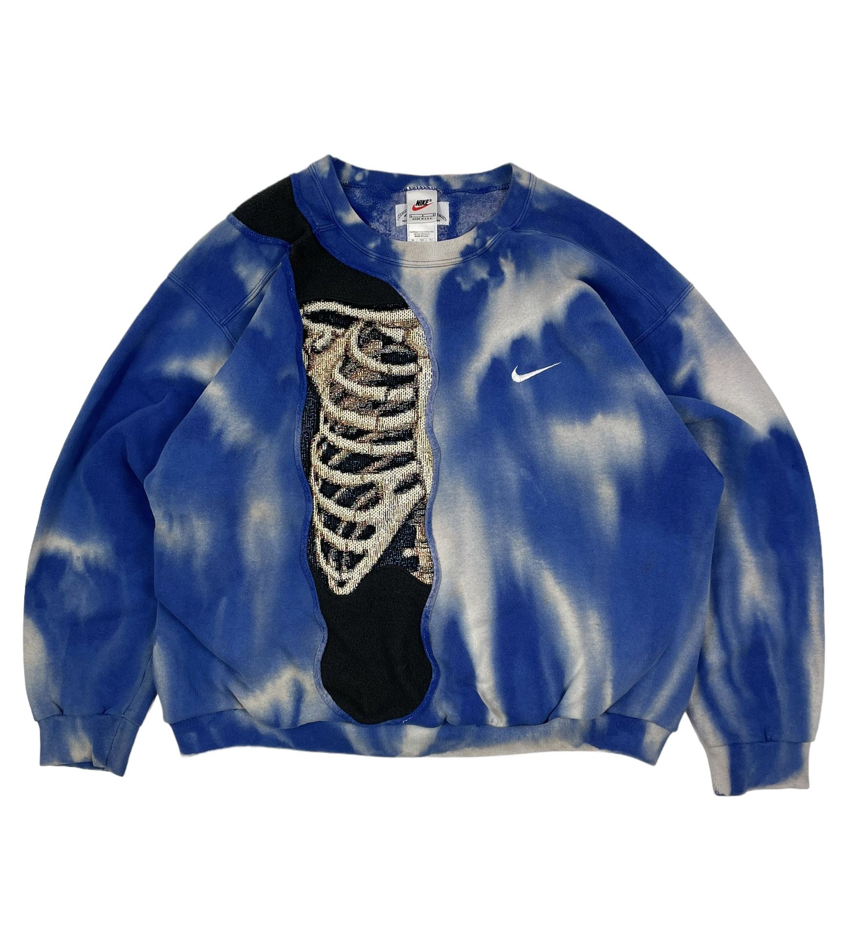 Nike Archive custom Nike reworked skeleton sweatshirt Size US L / EU 52-54 / 3 - 3 Thumbnail