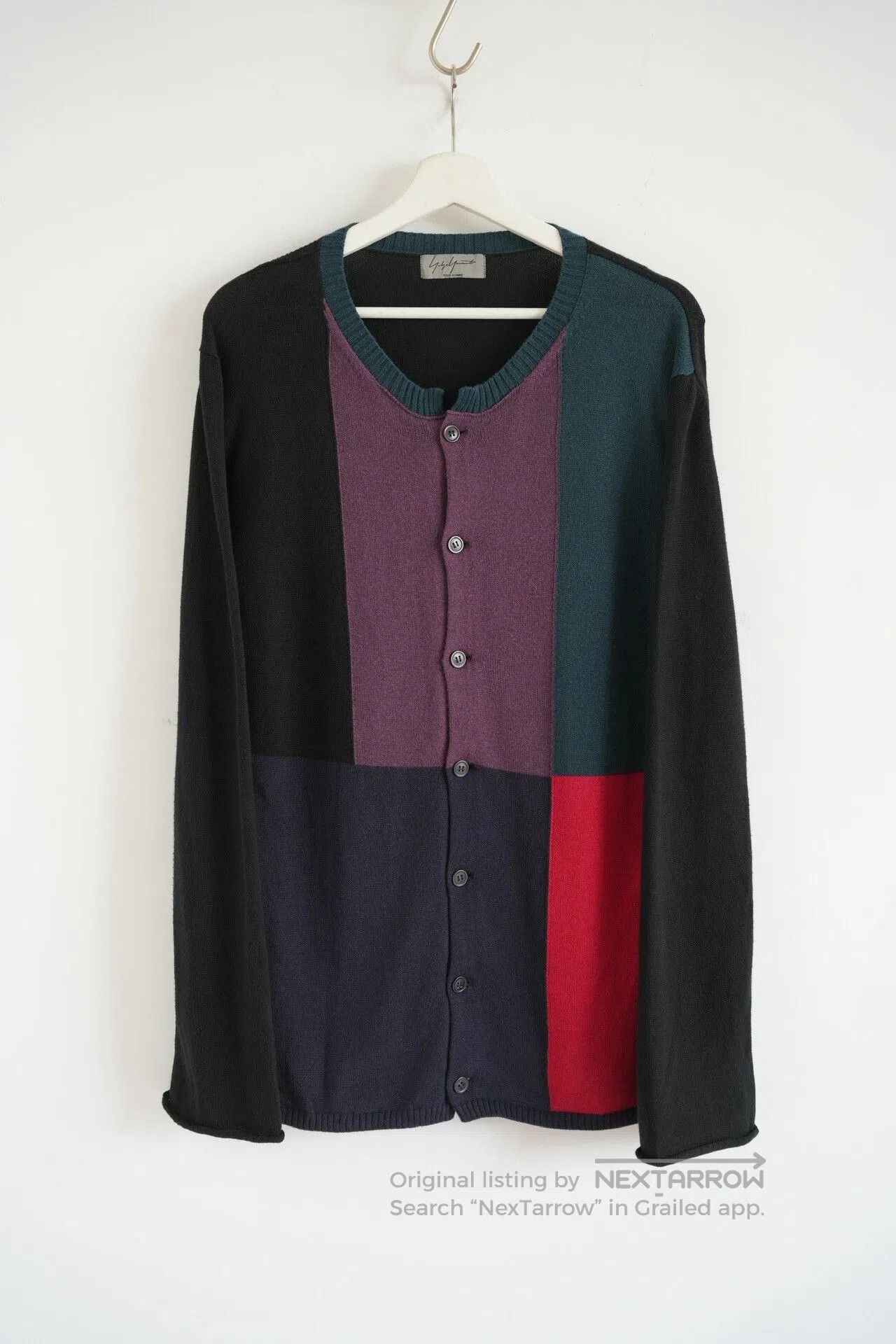 Yohji Yamamoto Yohji Yamamoto 11SS Block Color Cardigan. Size US L / EU 52-54 / 3 - 1 Thumbnail