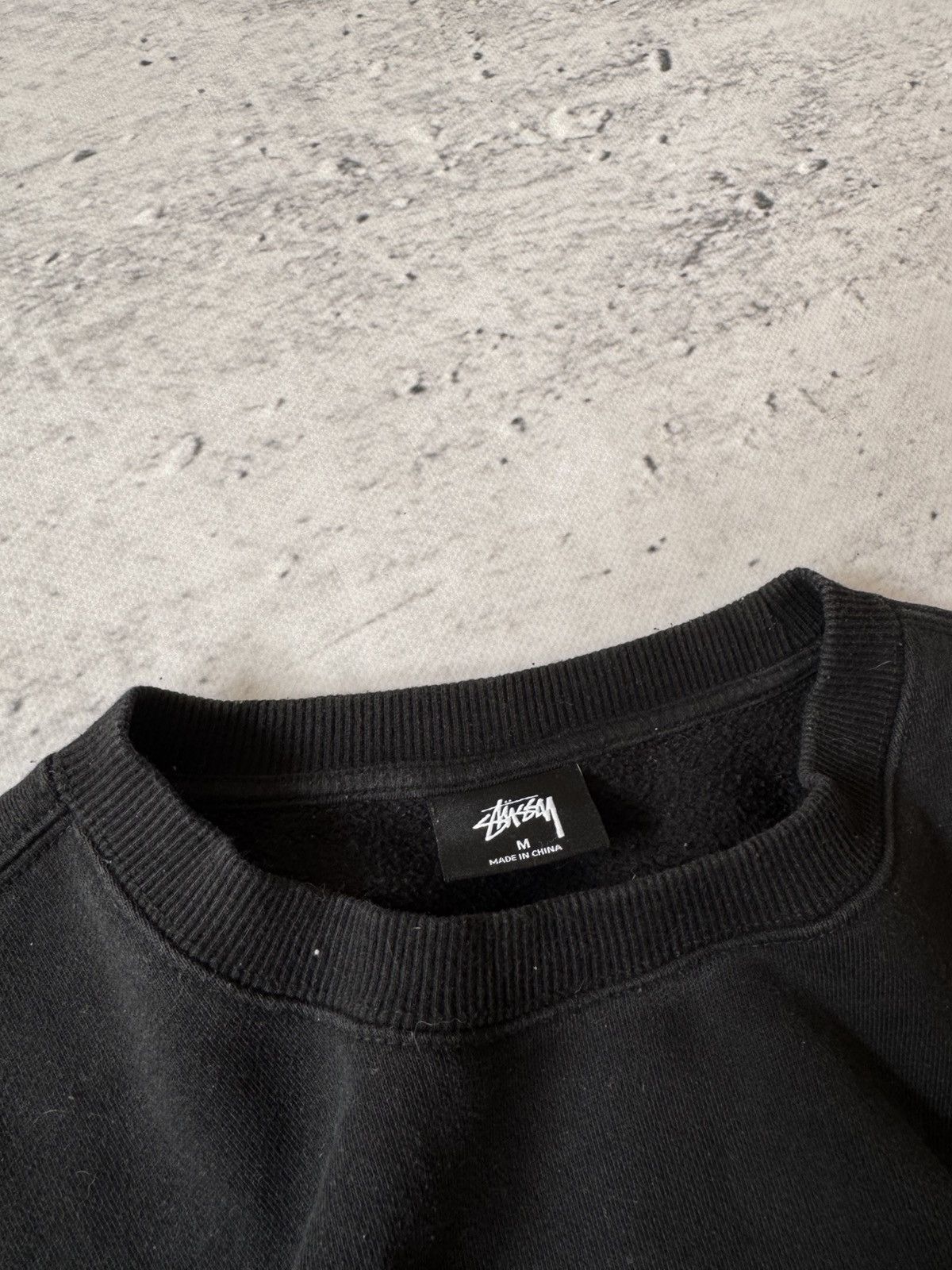 Stussy × Vintage STUSSY CENTER HAFT LOGO OVERSIZE BAGGY FIT SWEATSHIRT Size US M / EU 48-50 / 2 - 5 Thumbnail