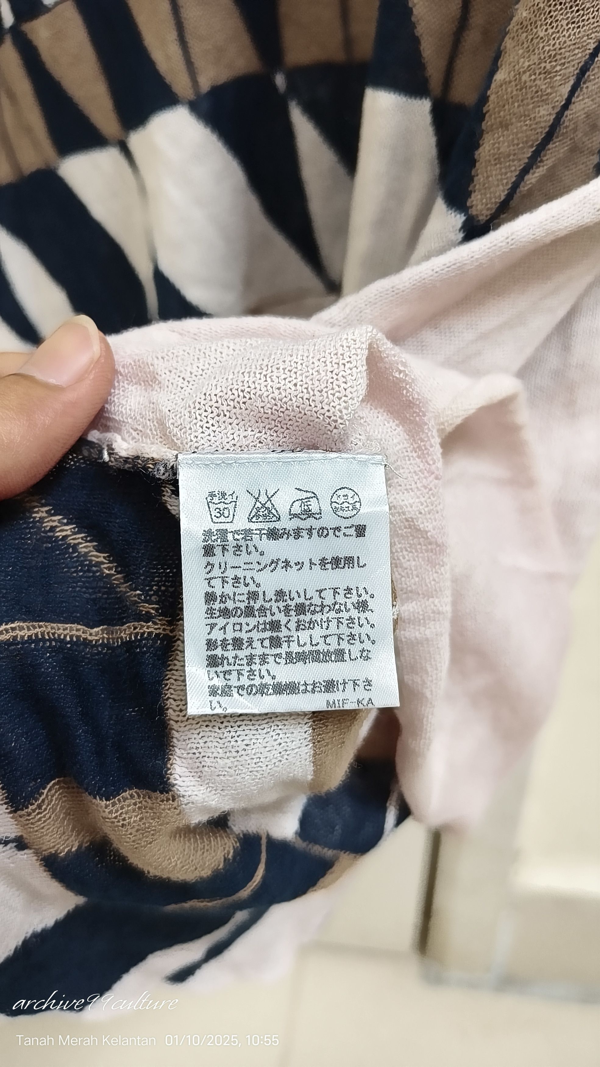 Issey Miyake AW2000 Plantation Issey Miyake geometric pattern shirt Size M / US 6-8 / IT 42-44 - 4 Thumbnail