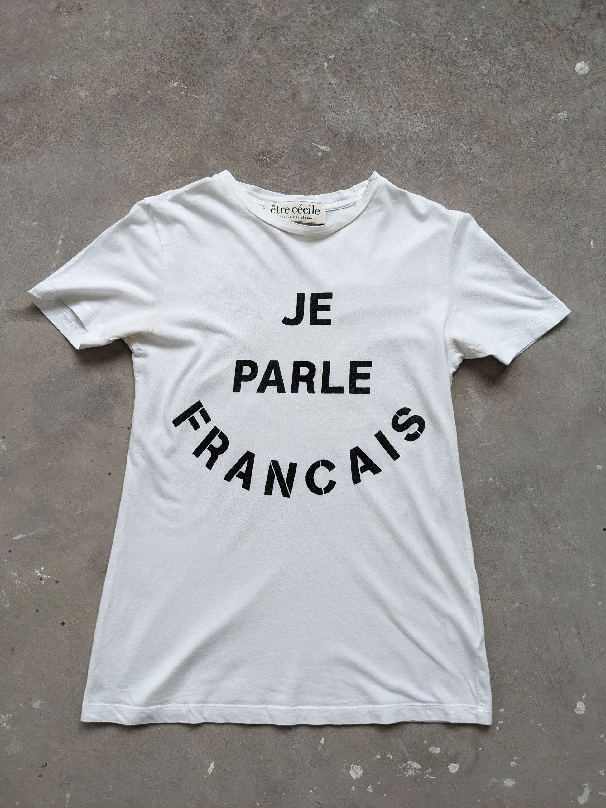 Other Etre Cecile Je Parle Fraincais T Shirt Women XS Size XS / US 0-2 / IT 36-38 - 1 Thumbnail