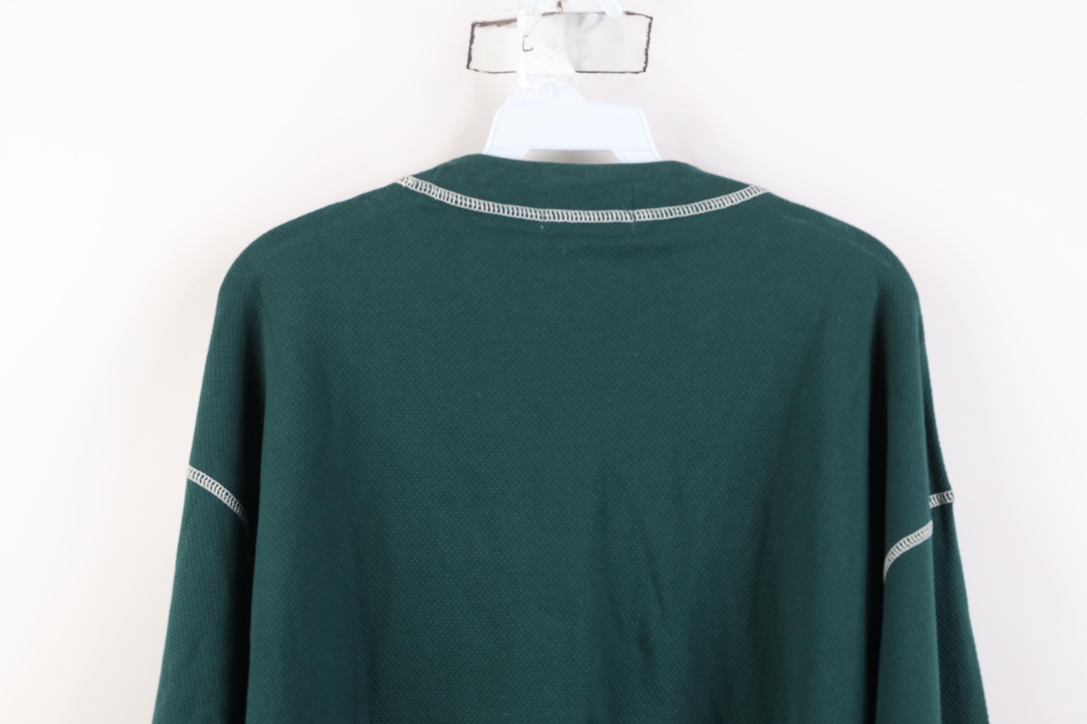 Vintage Deadstock Vintage 90s Streetwear Knit Long Sleeve T-Shirt Size US XL / EU 56 / 4 - 15 Thumbnail