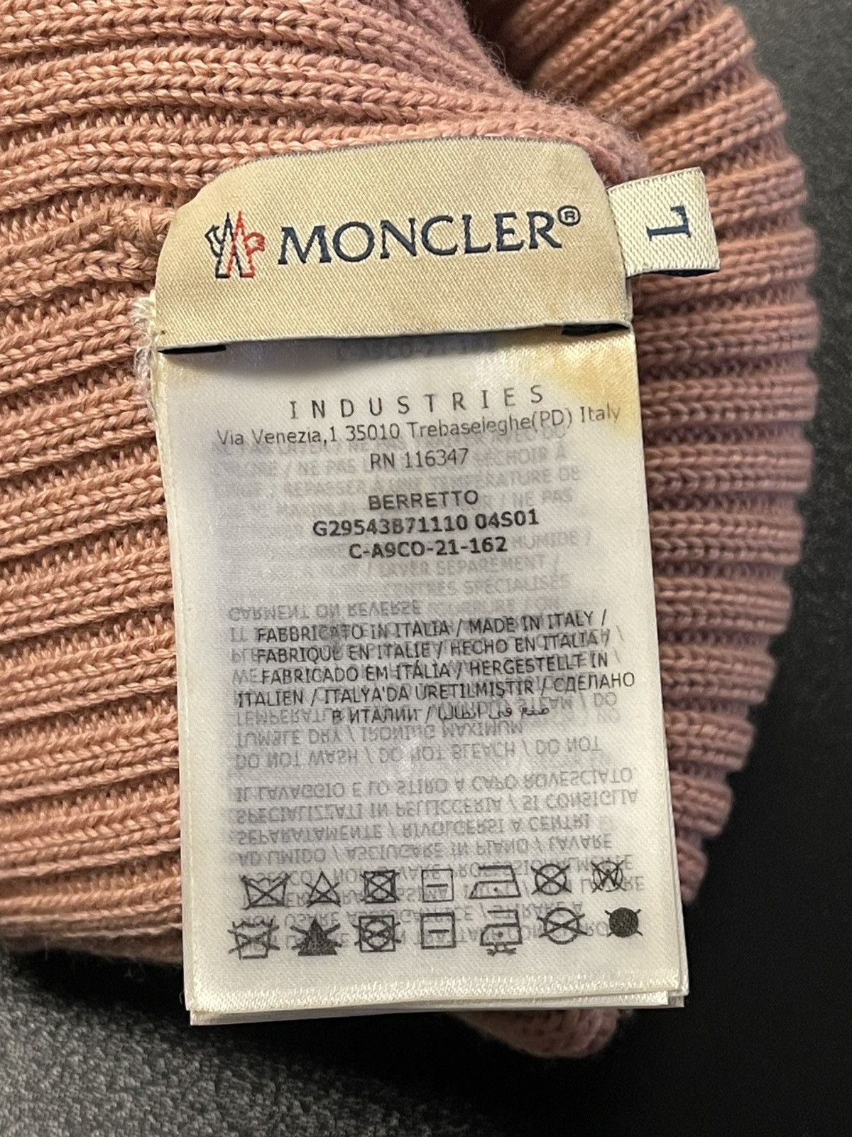 Moncler Size L - Moncler Enfant Berretto Beanie Pink Fox Fur Size ONE SIZE - 6 Thumbnail
