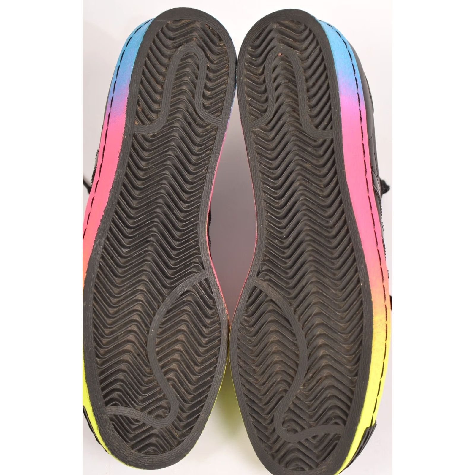 Adidas Adidas Originals Superstar 80S Rita Ora Black Rainbow Sneakers M19070 Women US 8.5 Shadowed by Wear Size US 7 / IT 37 - 7 Thumbnail