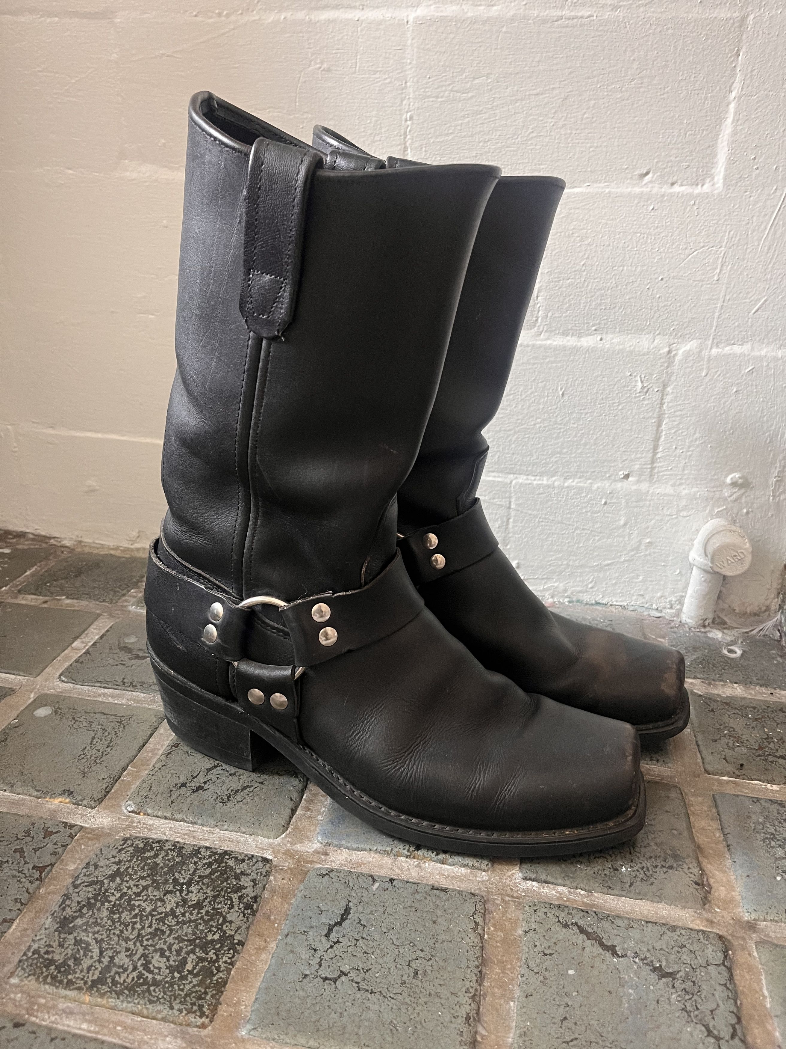 Vintage Frye Moto Boot Size US 10.5 / IT 40.5 - 2 Thumbnail