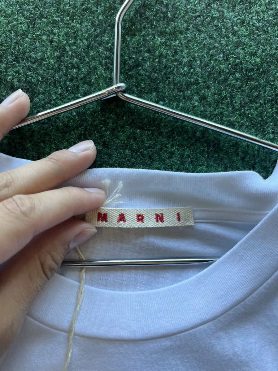 Marni MARNI KNIT “LILY WHITE” TEE BRAND NEW Size US L / EU 52-54 / 3 - 13 Thumbnail