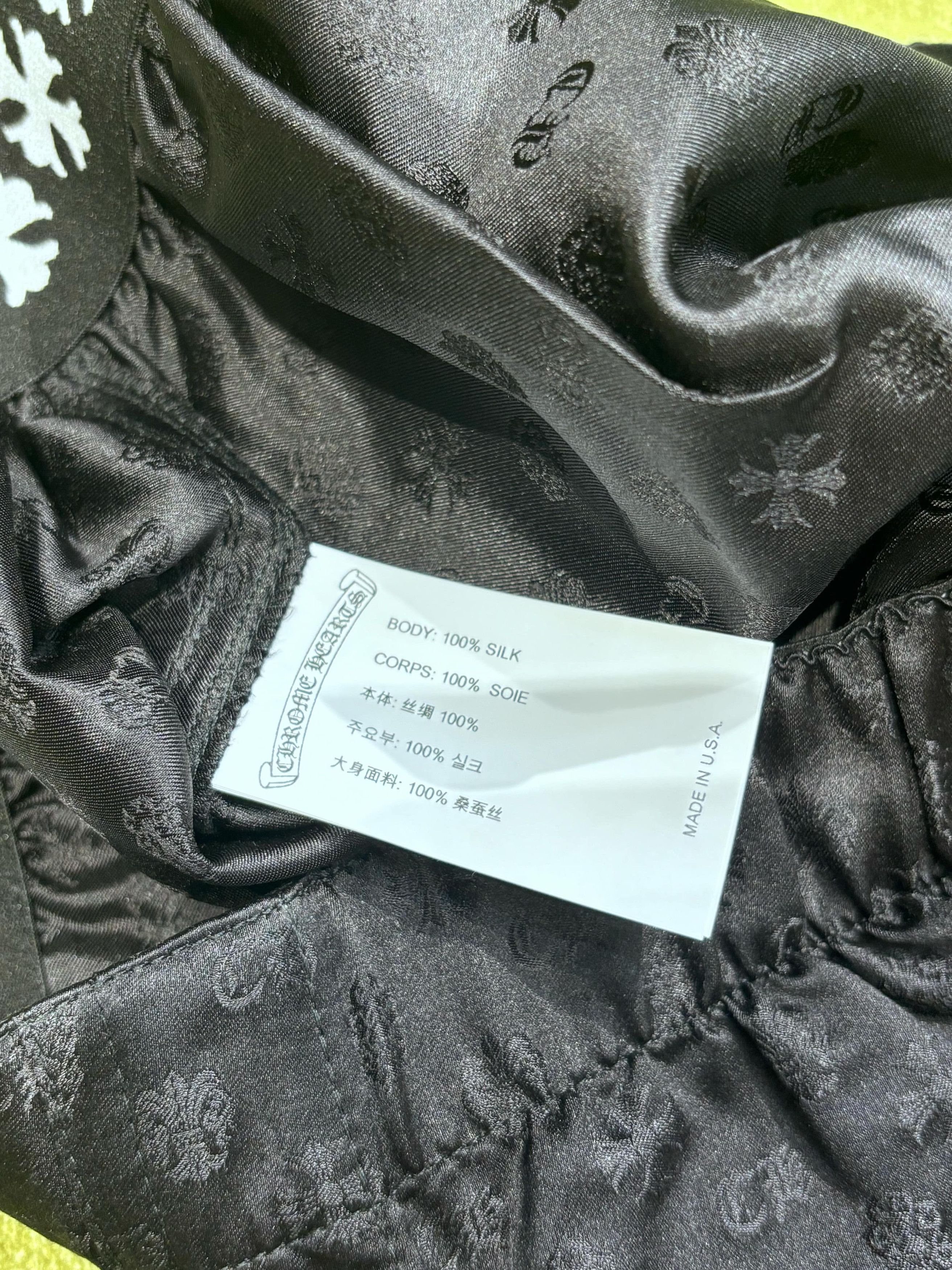 Chrome Hearts CHROME HEARTS Multilogo Silk Black Boxer Short Size US 32 / EU 48 - 10 Thumbnail