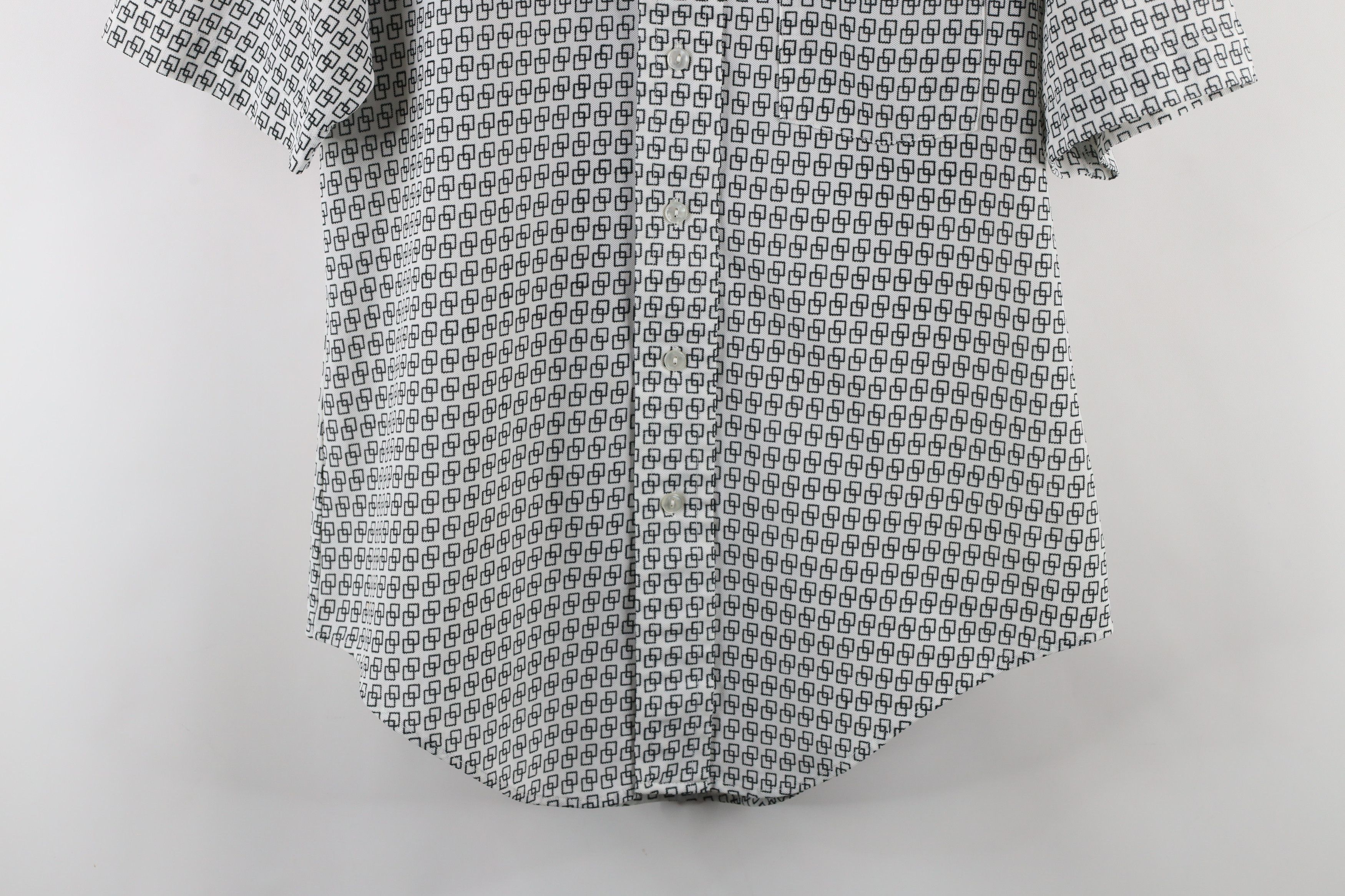 Vintage Vintage 60s 70s Streetwear Knit Short Sleeve Button Shirt Size US L / EU 52-54 / 3 - 3 Thumbnail