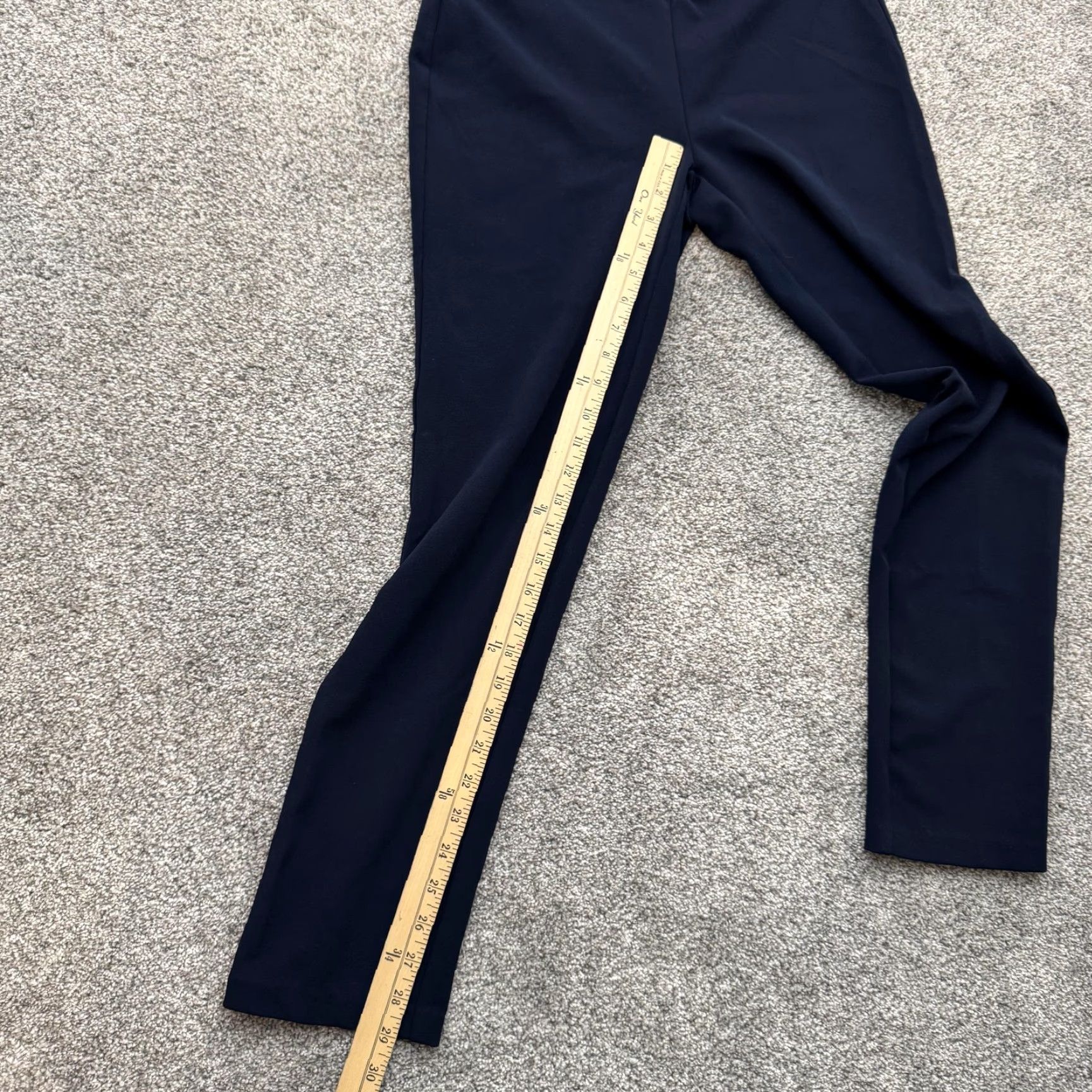 Vintage VINTAGE Sag Harbor Pants Womens 6 Navy Blue Gold Button High Rise Stretch Sailor Vtg Y2K Size 28" / US 6 / IT 42 - 5 Thumbnail