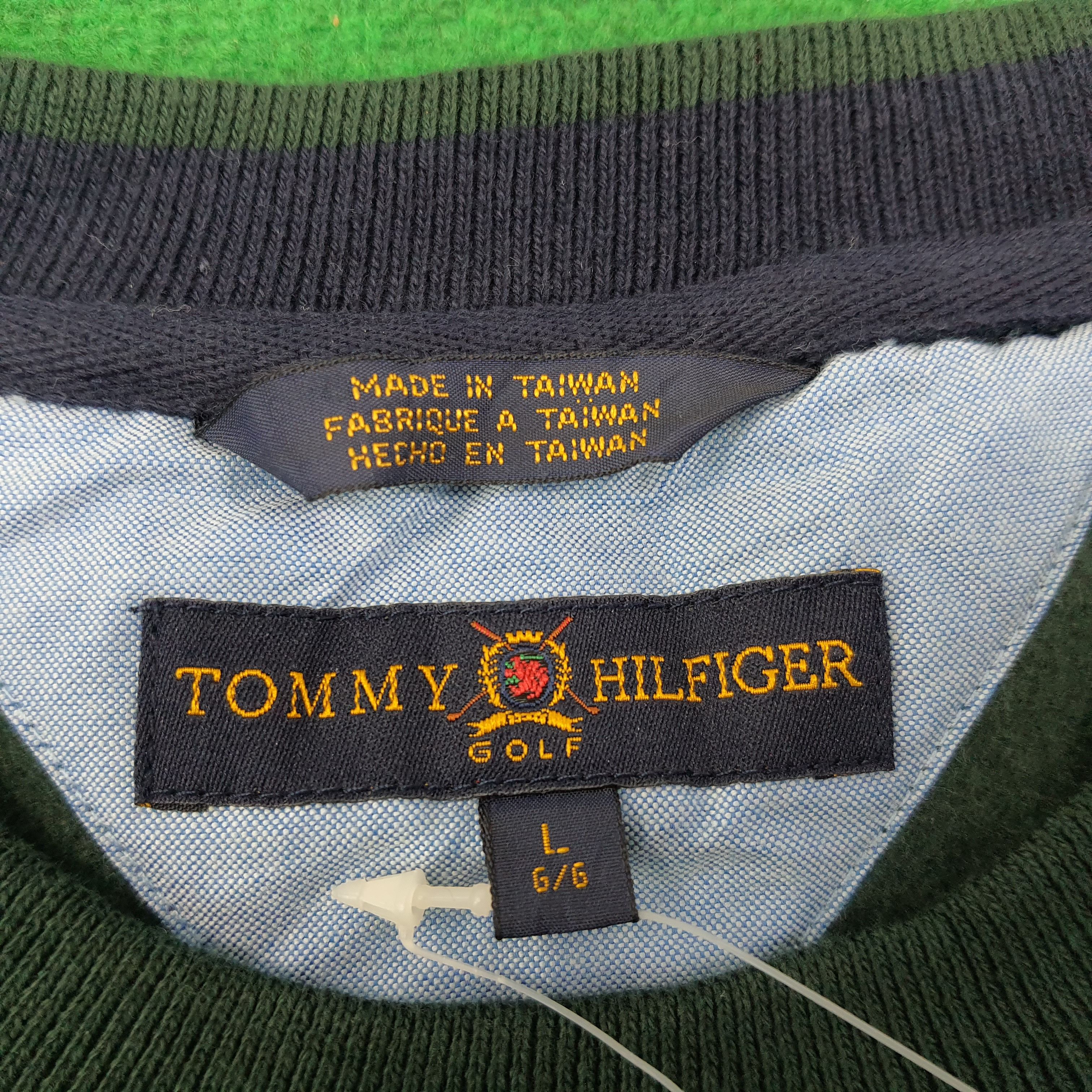 Tommy Hilfiger × Vintage Vintage Tommy Hilfiger Golf Sweatshirt C232N20 Size US L / EU 52-54 / 3 - 6 Thumbnail
