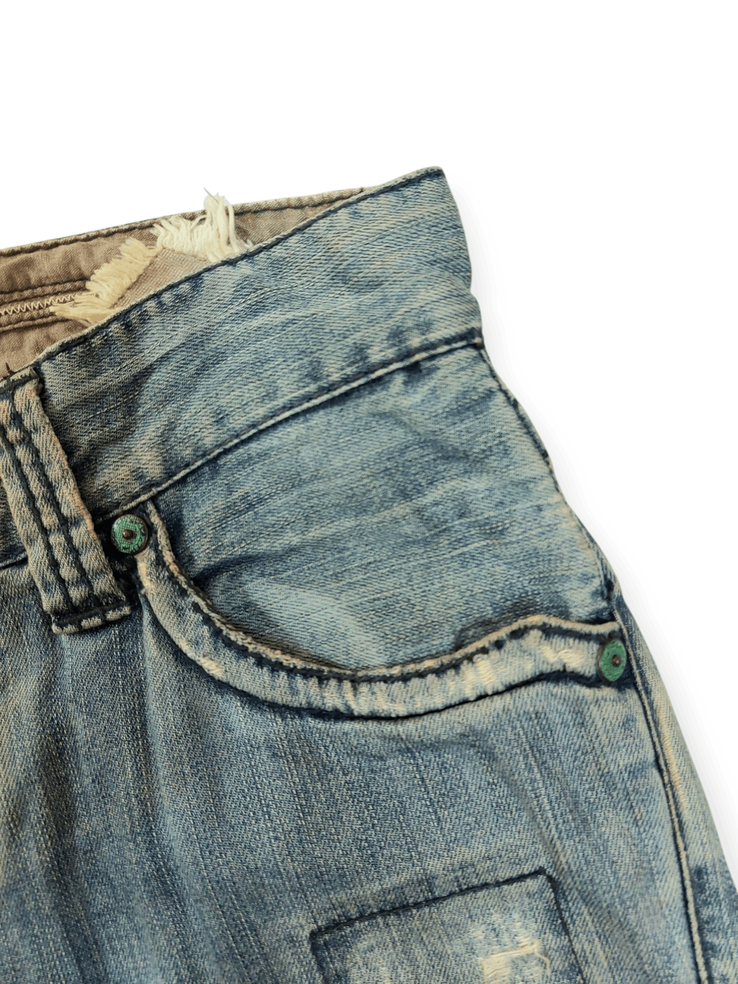 14th Addiction Stitch's Flare Distressed Denim Size US 29 - 9 Thumbnail